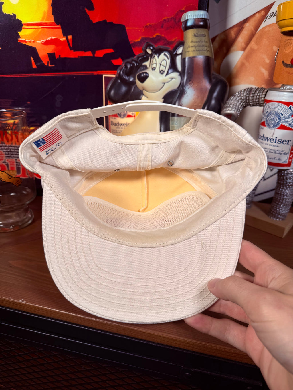 Vintage Budweiser Brewery Team Snapback Hat
