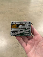 Load image into Gallery viewer, Vintage Bus Drivers We Move People Belt Buckle
