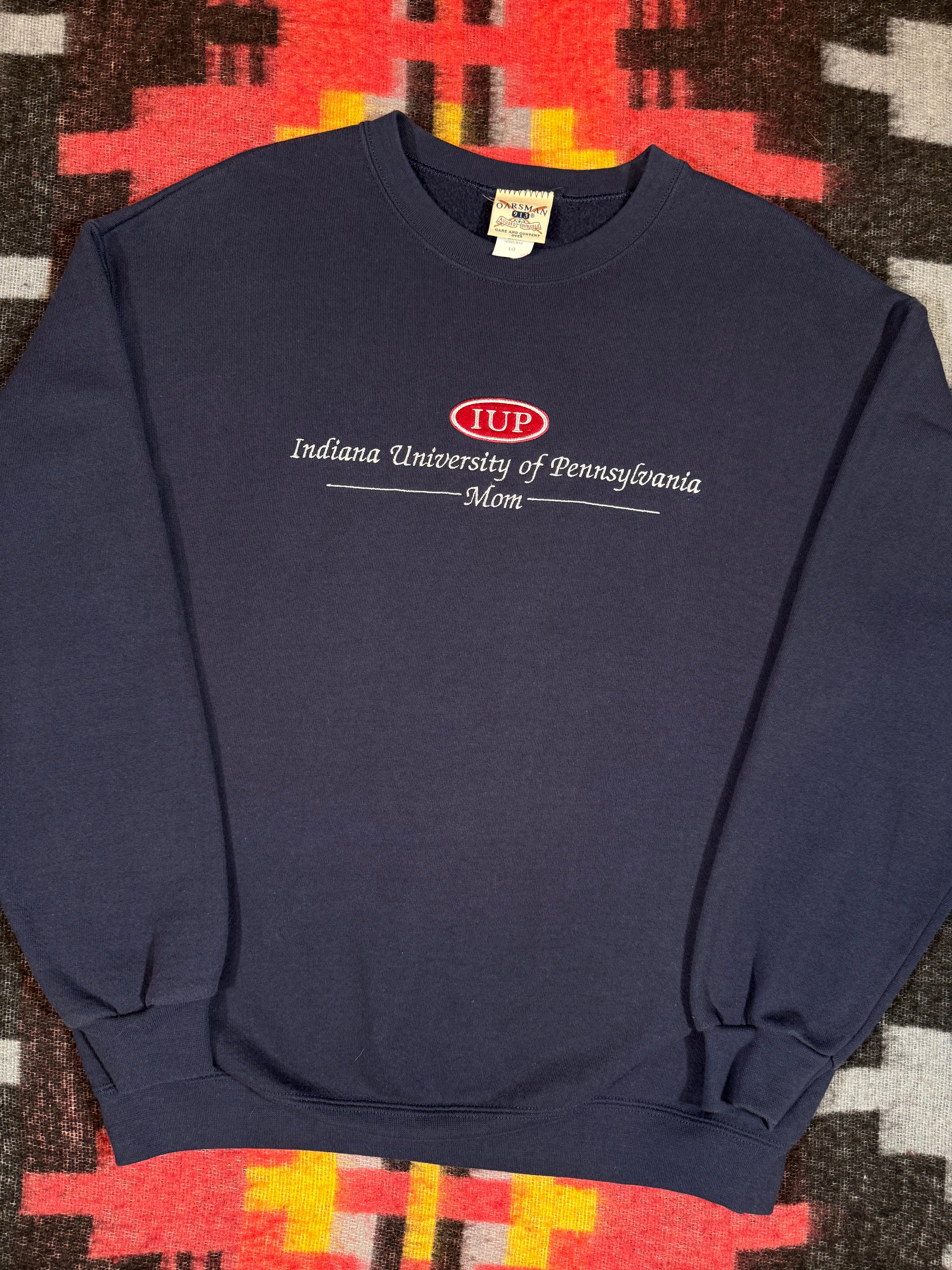 Vintage Indiana University of Pennsylvania Mom Crewneck (L)