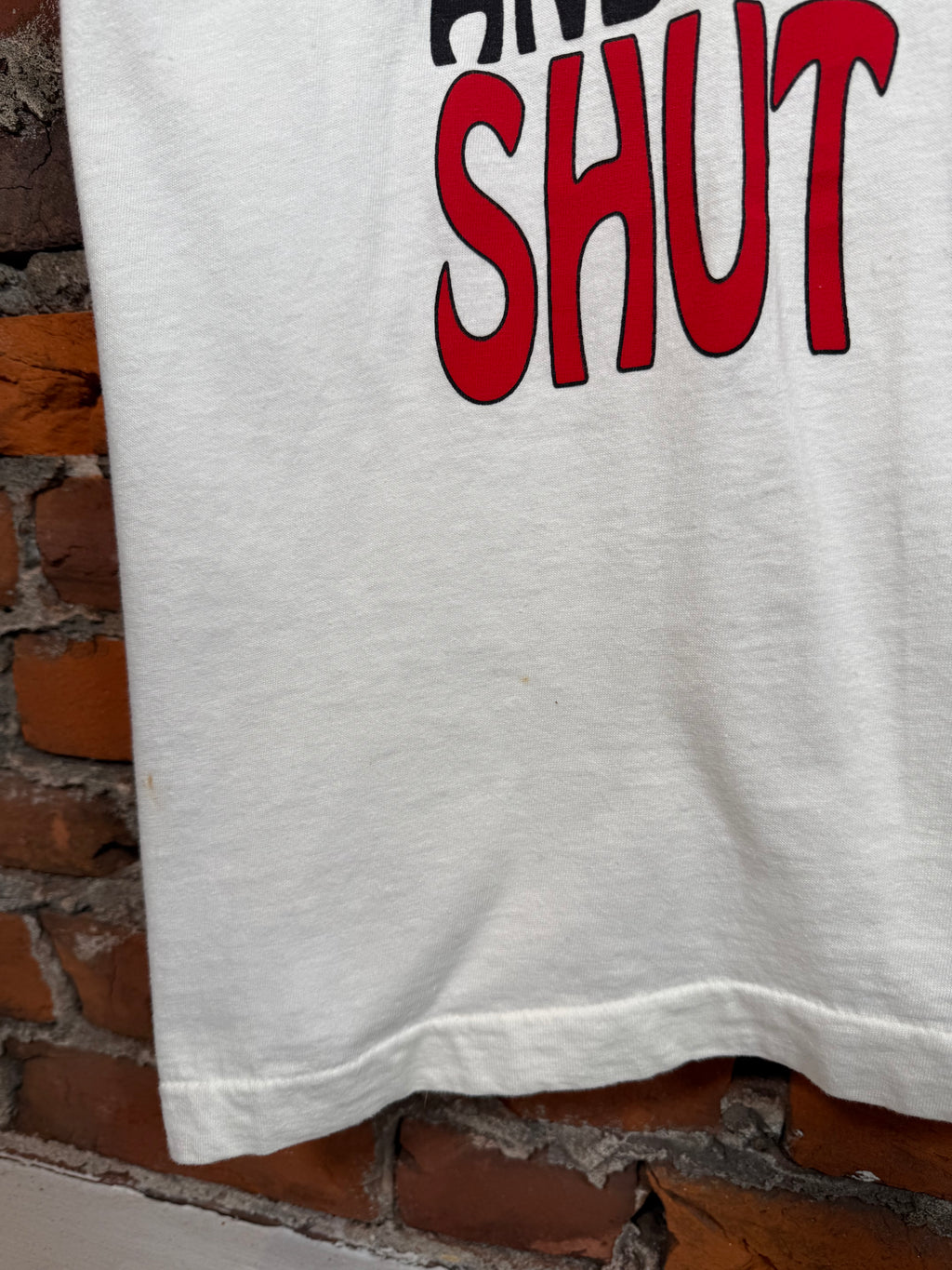 Vintage 1992 Help I’m on the Telephone and I Can’t Shut Up T-Shirt(M/L)