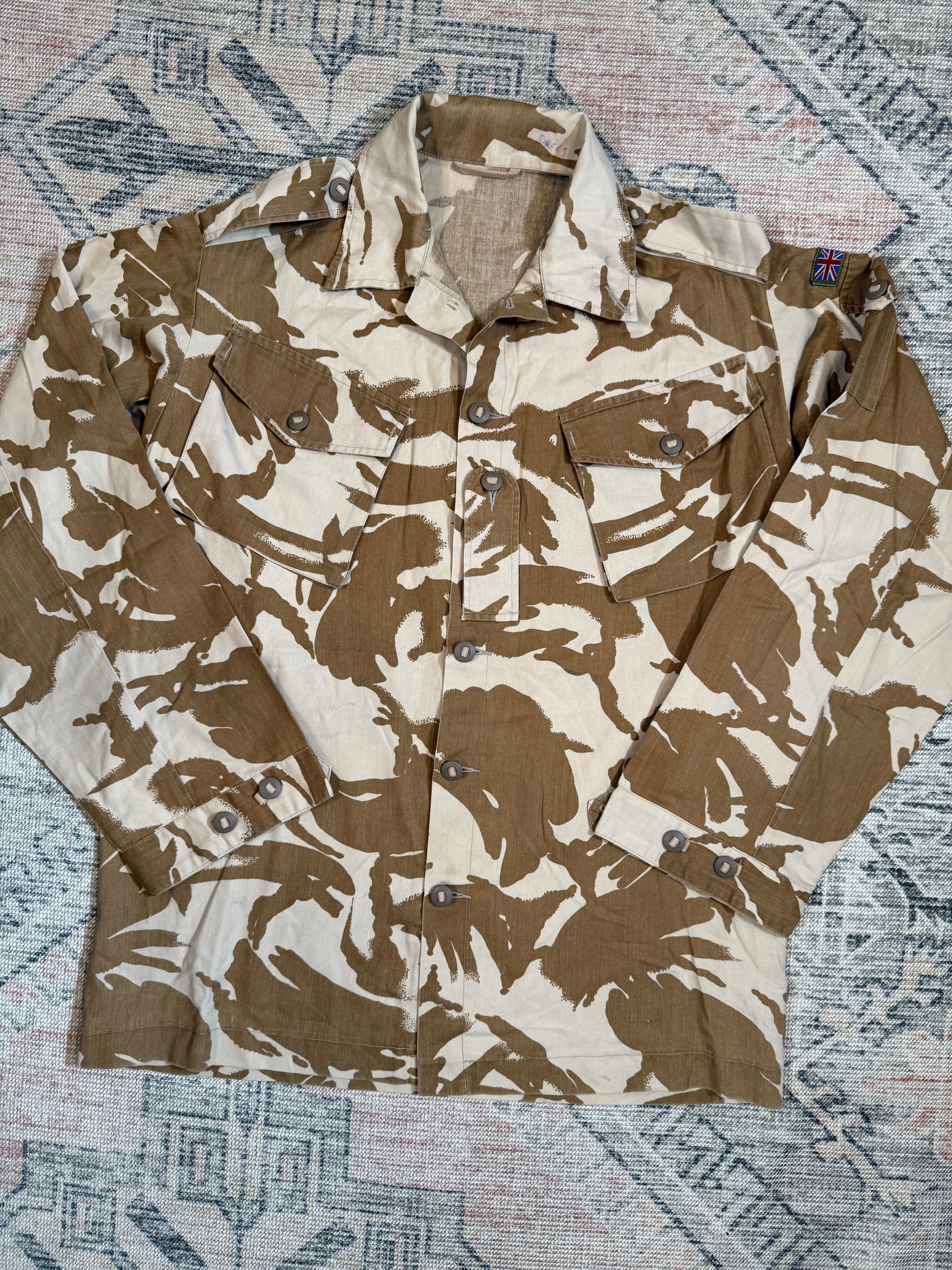 Vintage Desert Camo Union Jack Flag Jacket (XL)