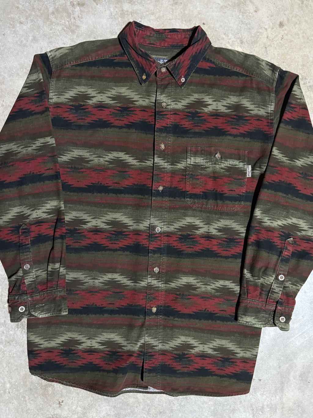 Woolrich Western Pattern Button Down (L)
