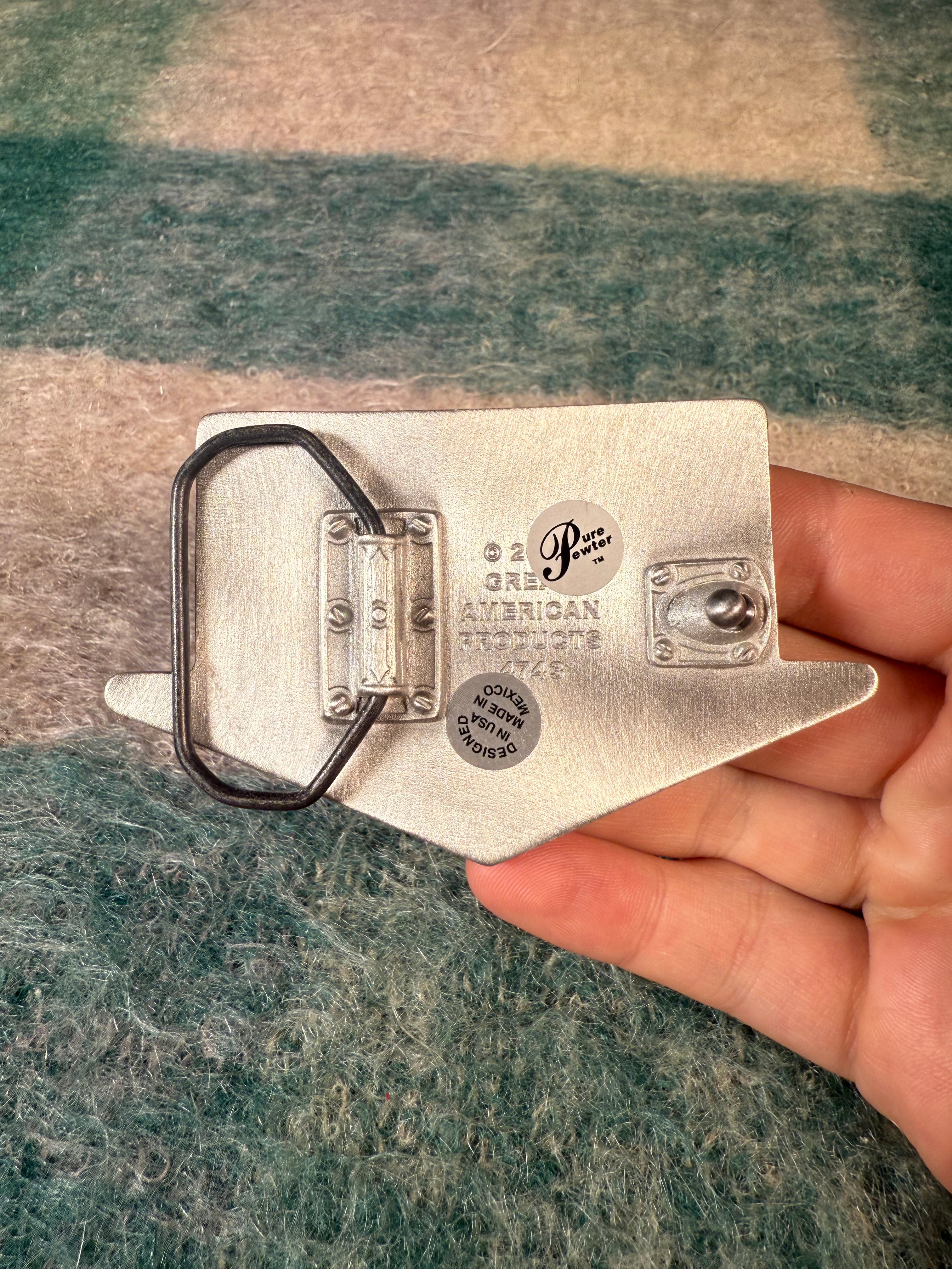 Vintage 2000s Incase of Emergency Use Inflation Tube Belt Buckle
