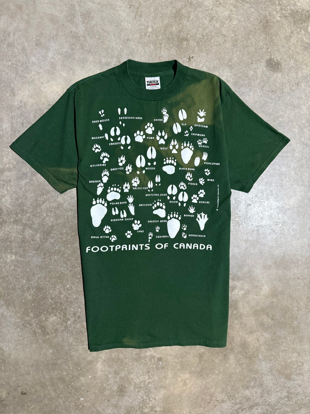 Vintage 90s Footprints of Canada Faded T-Shirt (M)