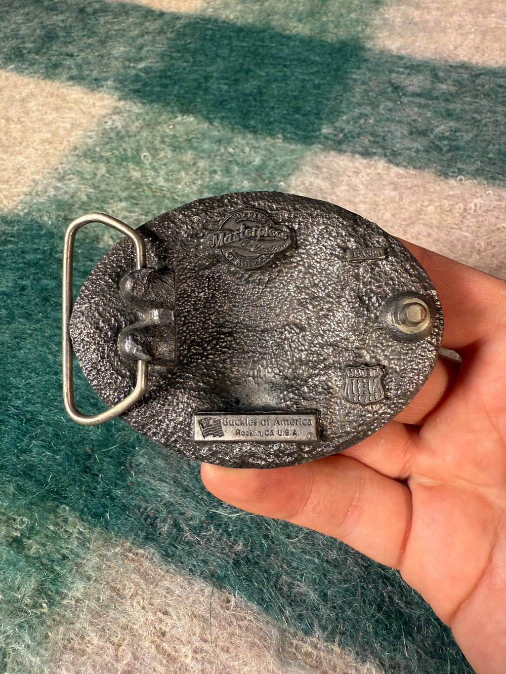 Vintage 3D Wolf Belt Buckle