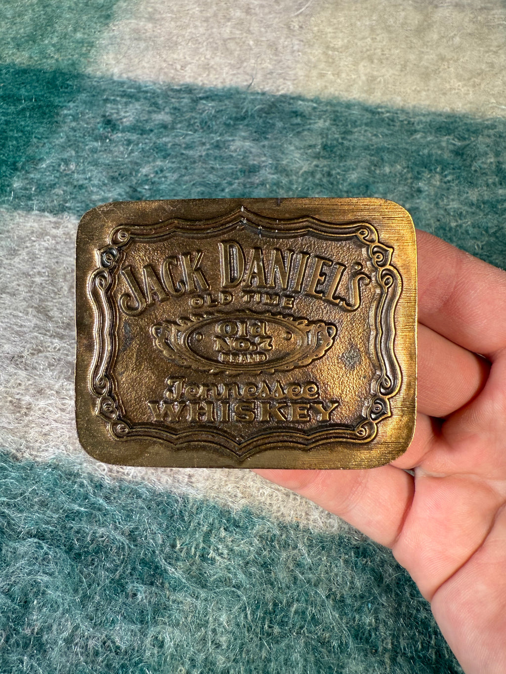 Vintage Jack Daniels Logo Belt Buckle