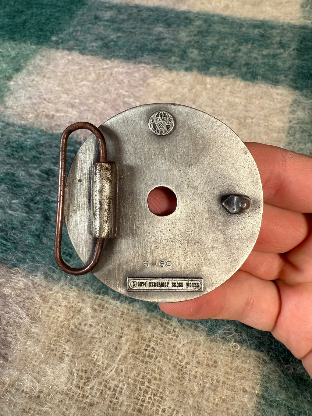 Vintage Celtic Wheel Belt Buckle