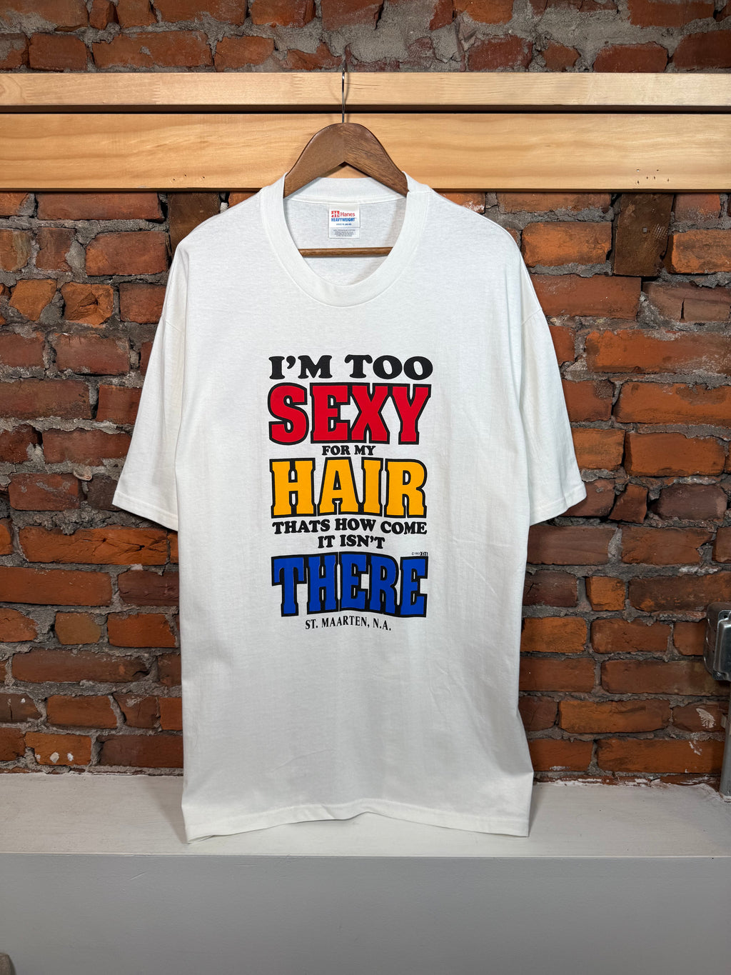 Vintage I’m Too Sexy For My Hair Shirt (XL)