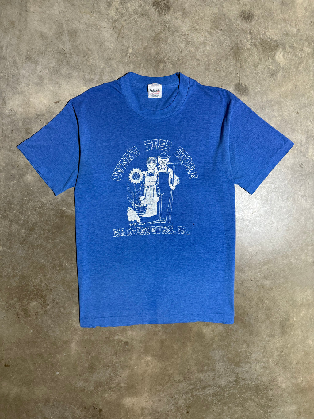 Vintage 80s Overs Feed Store T-Shirt (XL)