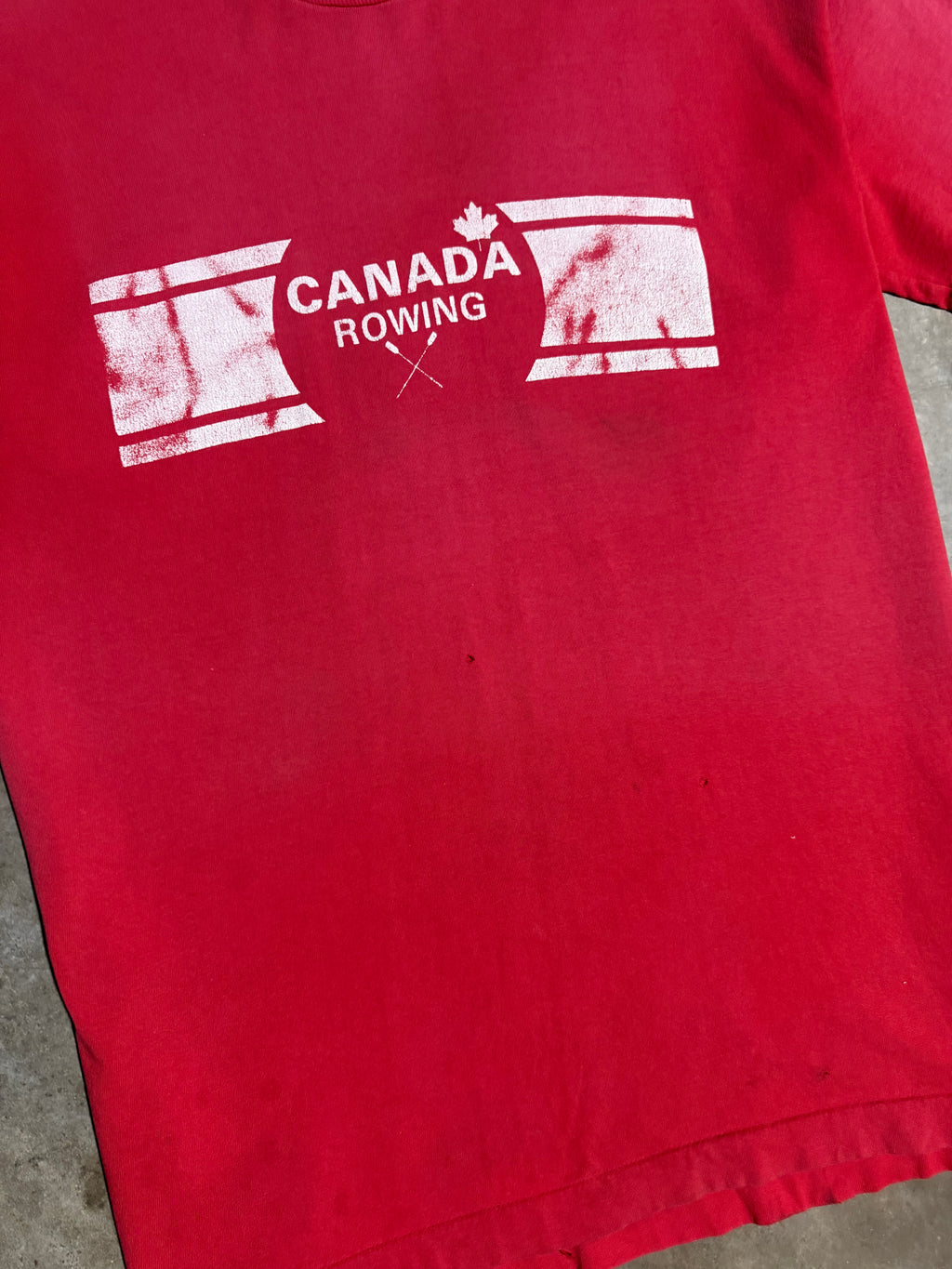 Vintage 90s Canada Rowing Double Sided Tee (XL)