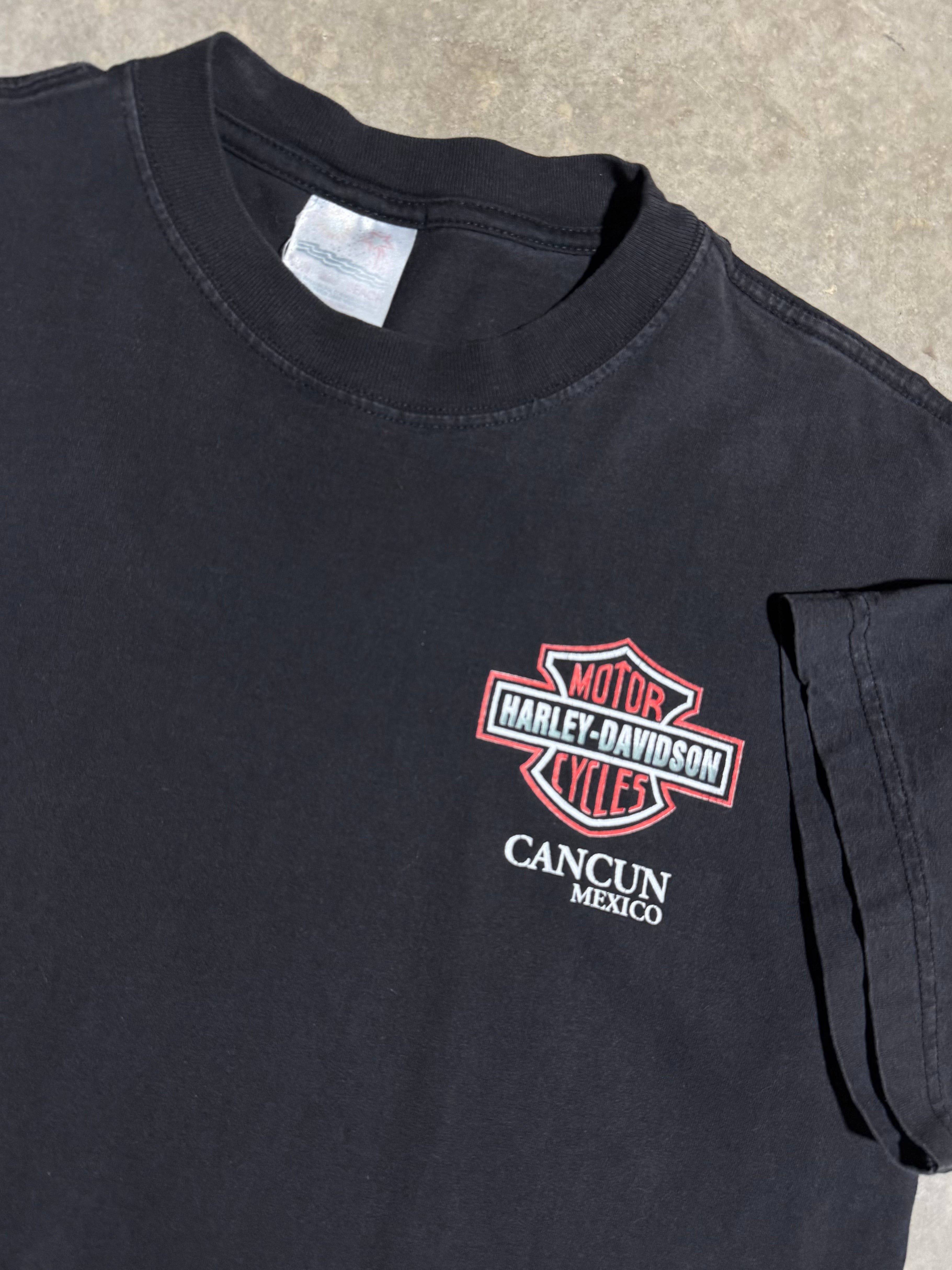 Vintage Harley Davidson Cancun Double Sided Shirt (L)