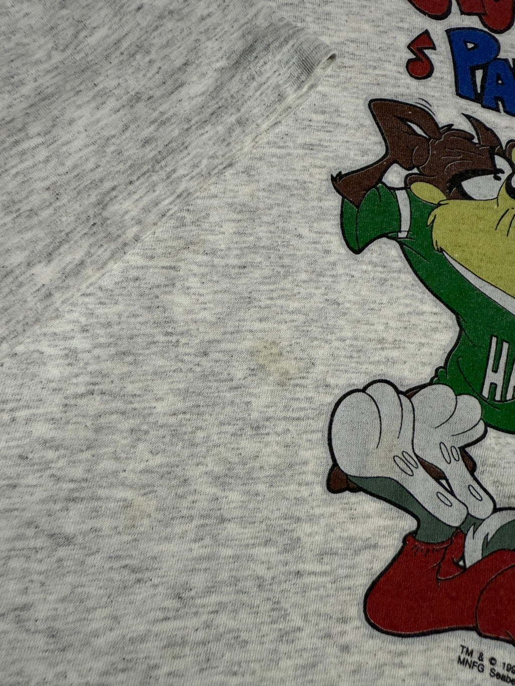 Vintage 1994 Looney Tunes Slumber Party Cropped Shirt (Cropped XXL)