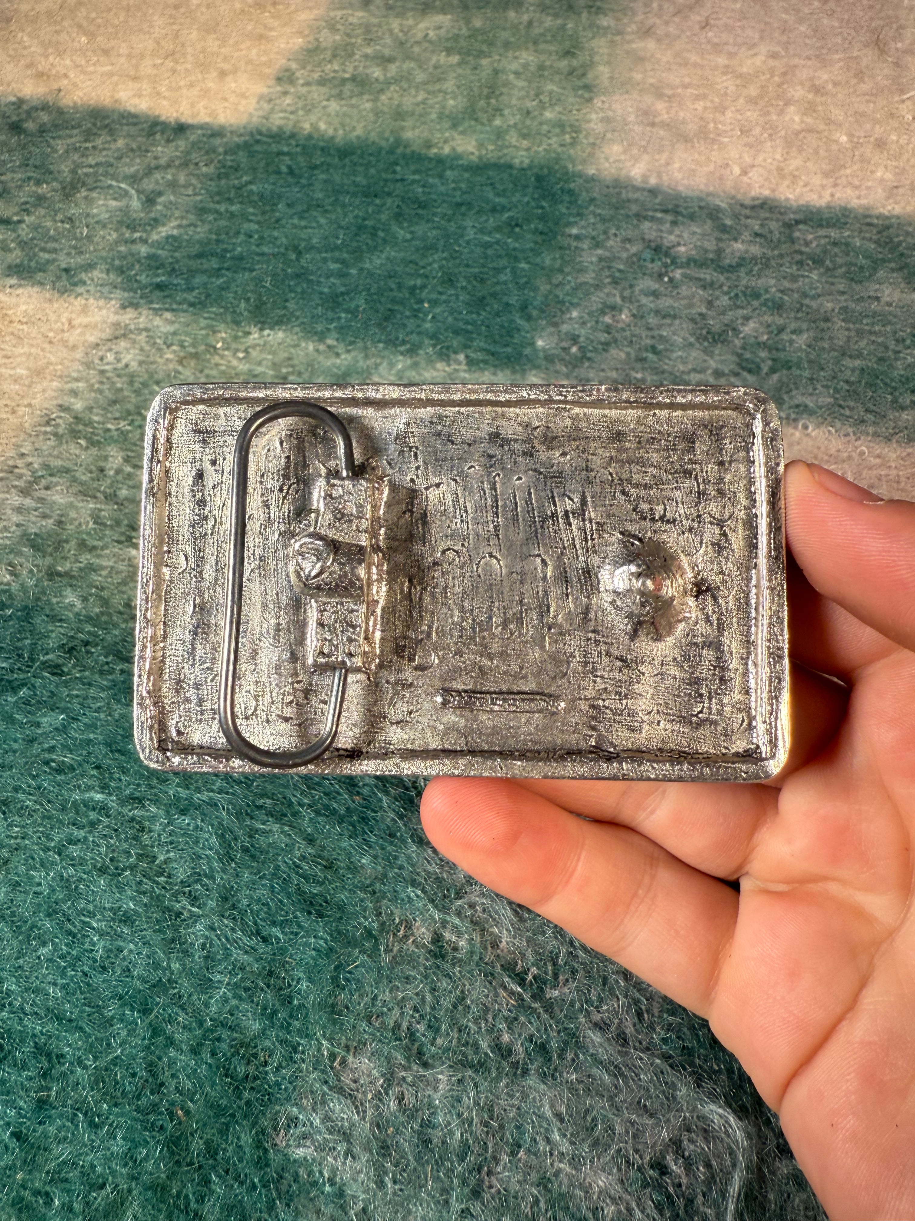 Vintage 2000s “It’s Not Gonna Lick Itself” Belt Buckle