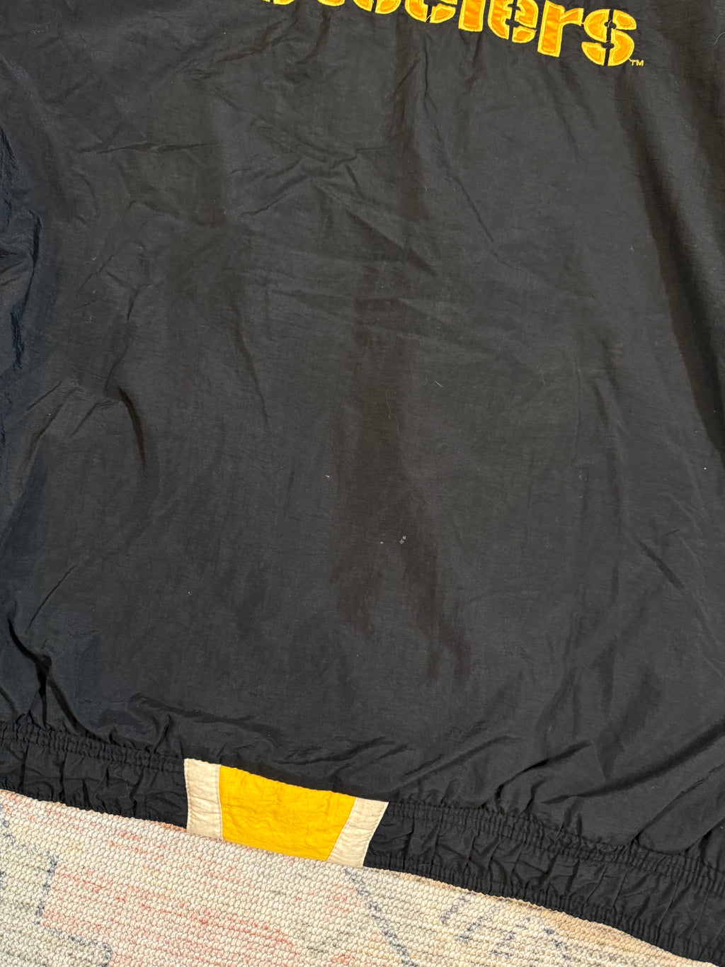 Vintage 90s Pittsburgh Steelers Starter Zip Up Puffy Jacket (2XL)