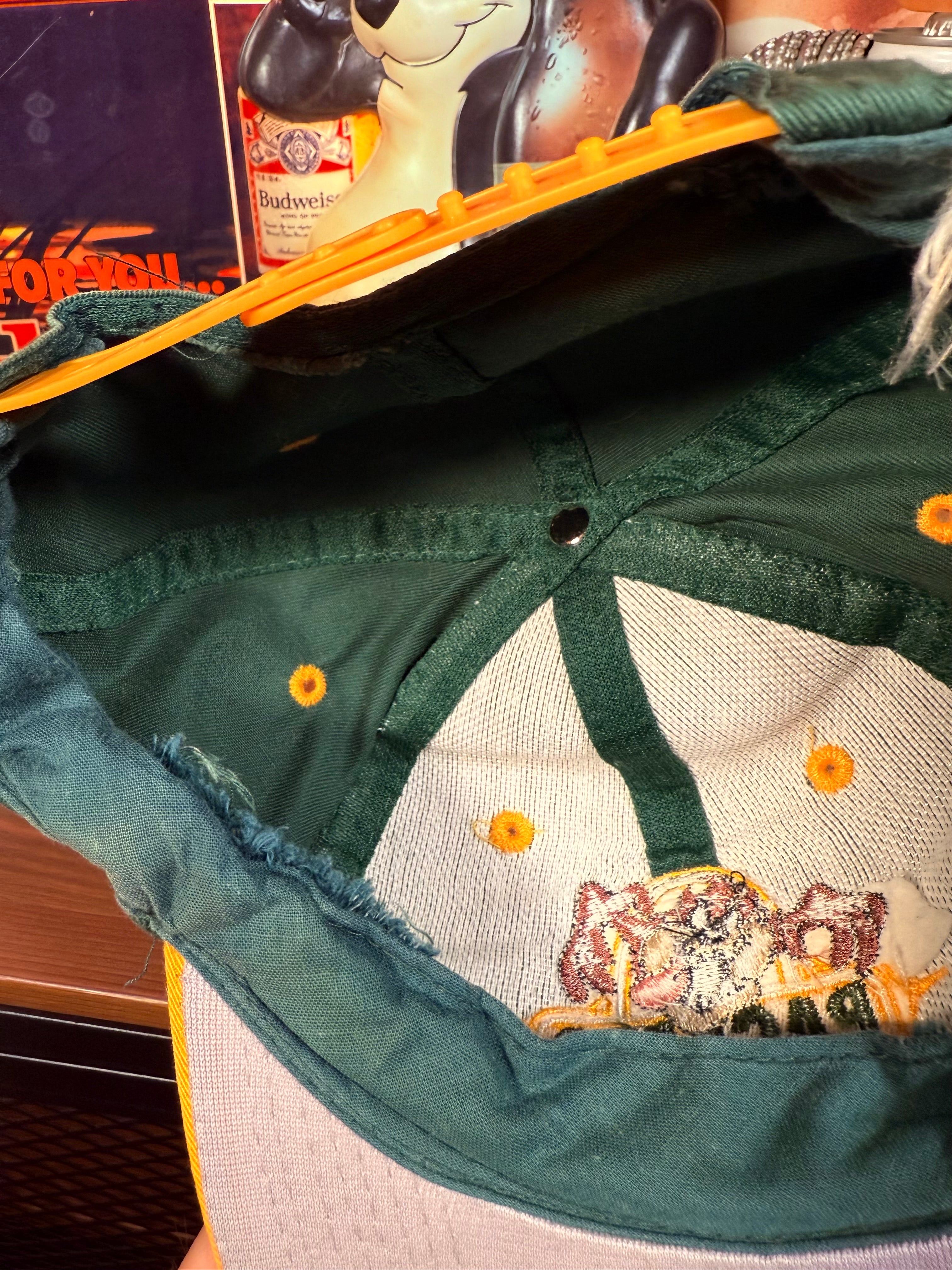 Vintage 90s Packers Taz Faded Snapback Hat