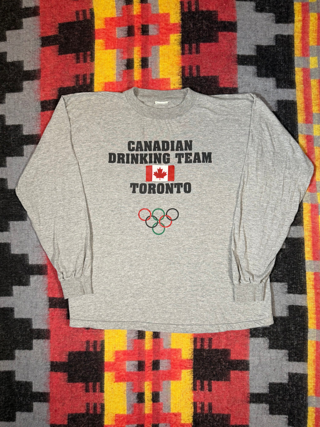 Vintage Canadian Drinking Team Longsleeve (L/XL)