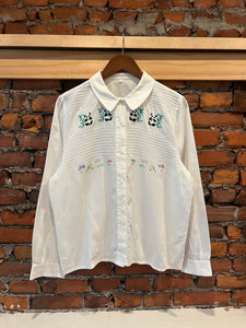 Vintage Women’s Panda Bear Button Up Shirt (See Measurements)