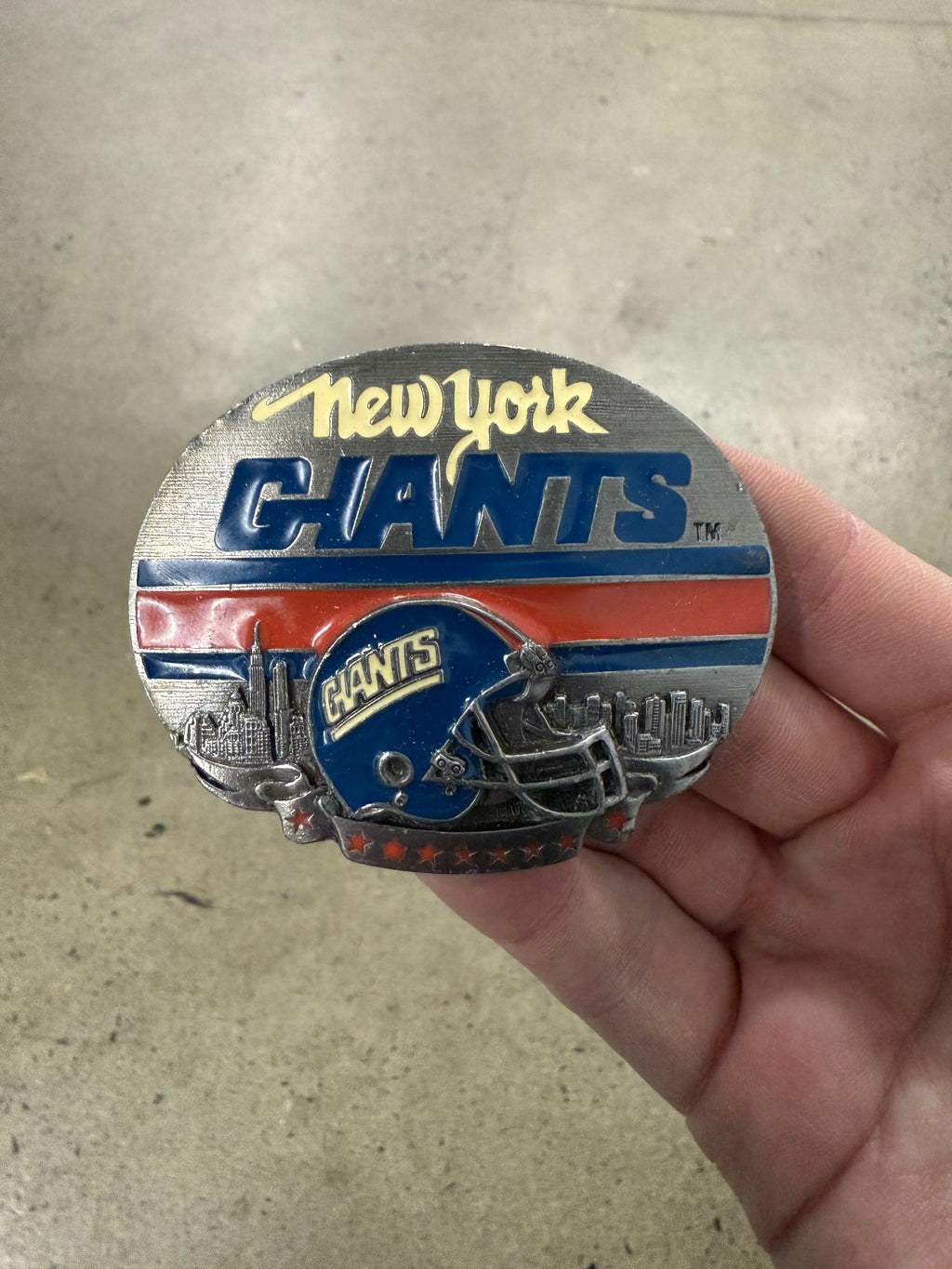 Vintage New York Giants Belt Buckle