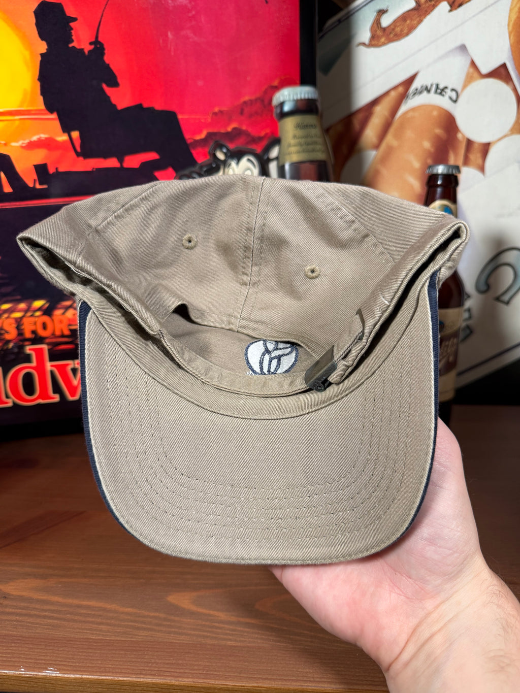 2000s Tan Golden Harvest Seed K Products Hat