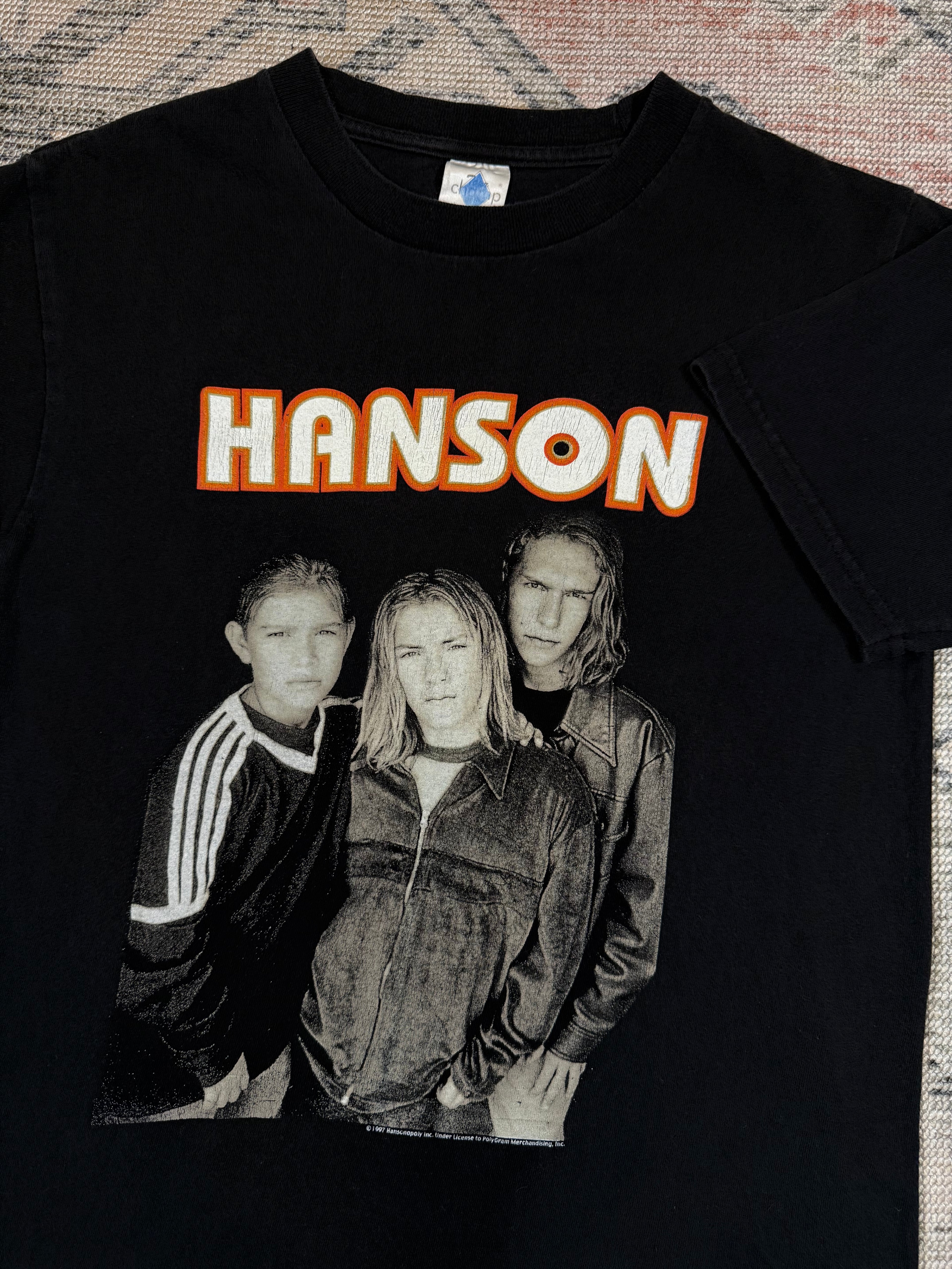 Vintage 1997 Hanson Mmmbop Youth Band Tee (YL)