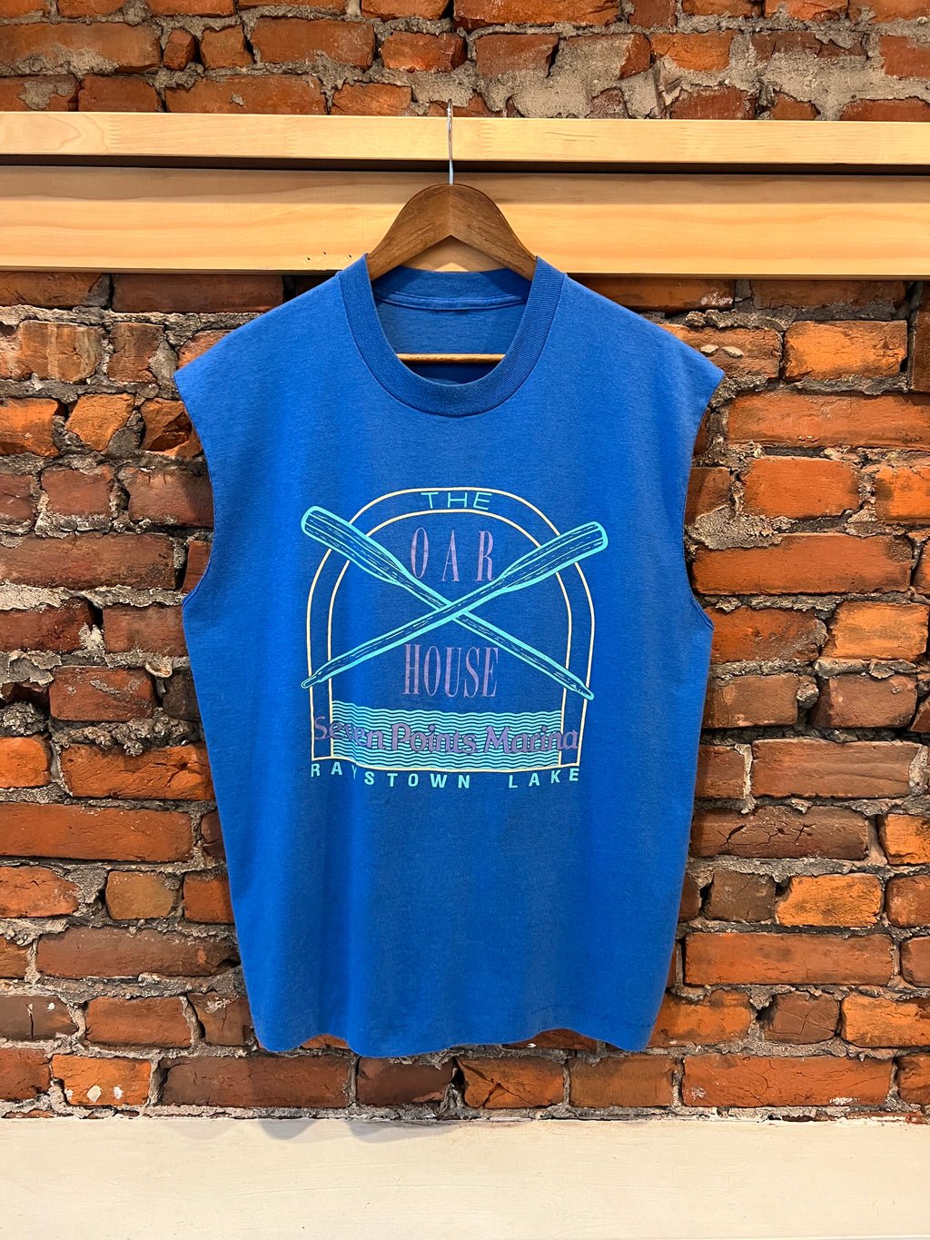 Vintage The Oar House Cutoff Tee (XL)