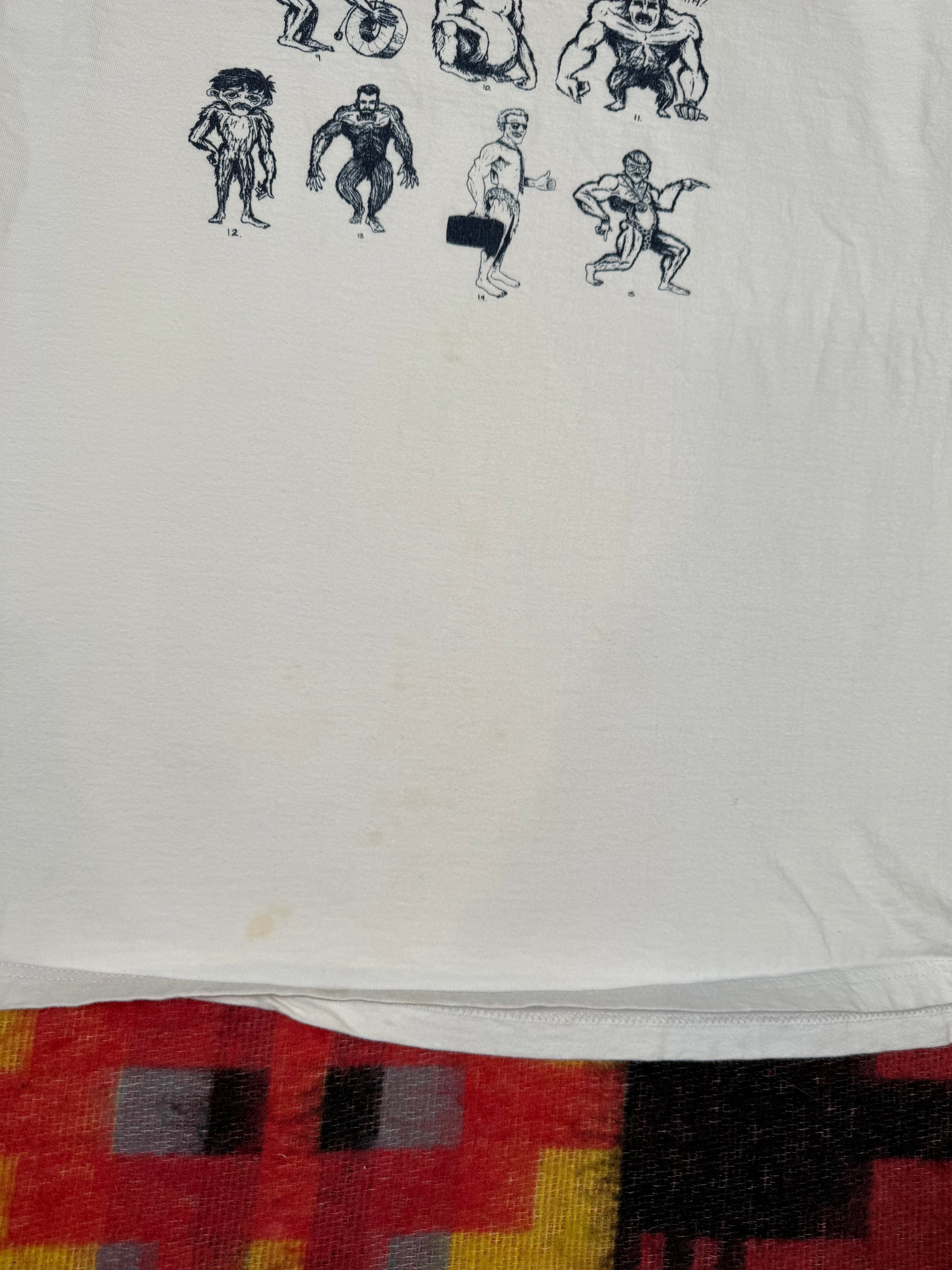 Vintage The Missing Link In Education Evolution Tee (L)