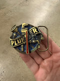 Vintage Plumber Circle Belt Buckle
