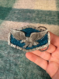 Vintage Flying Eagle Bike Chain Belt Buckle