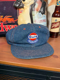 Vintage Gulf Explosives Denim Trucker Hat