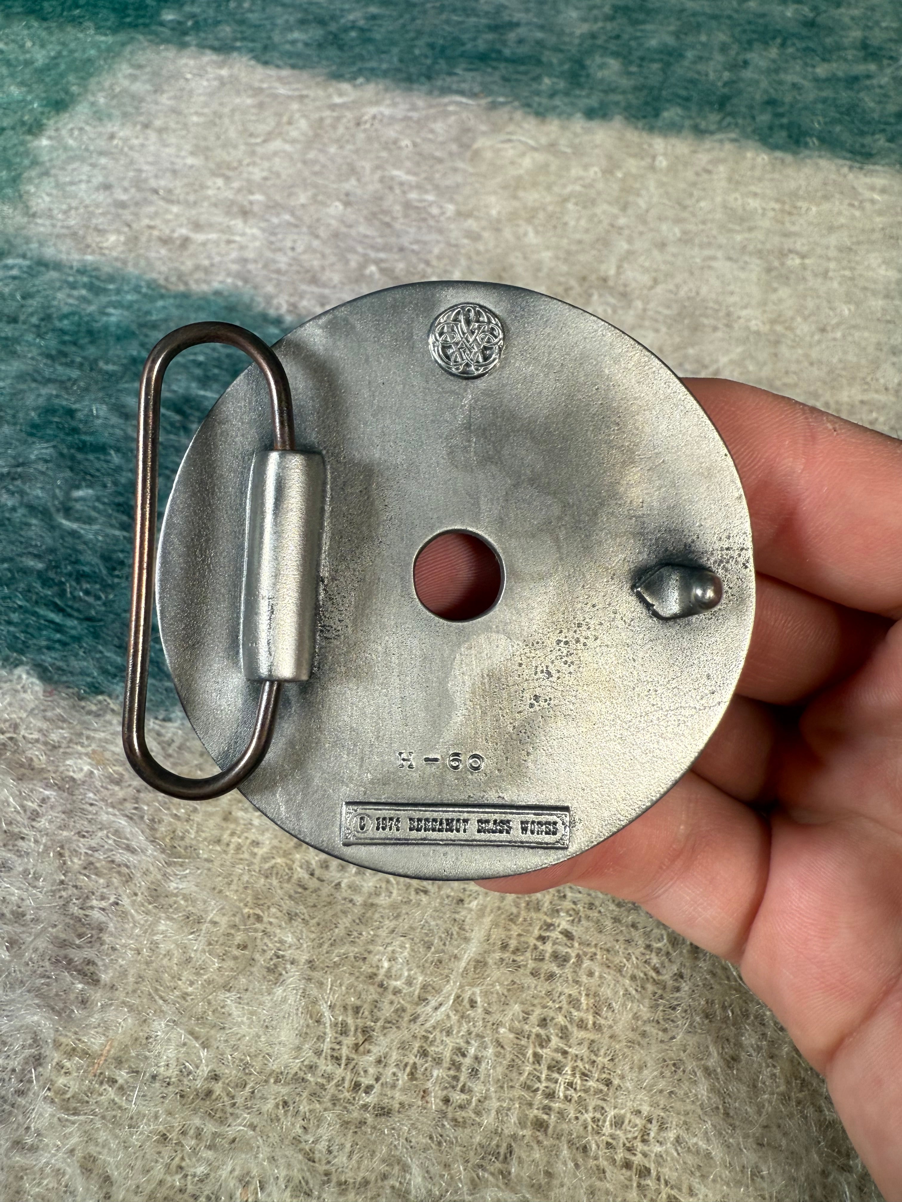 Vintage Celtic Wheel Belt Buckle