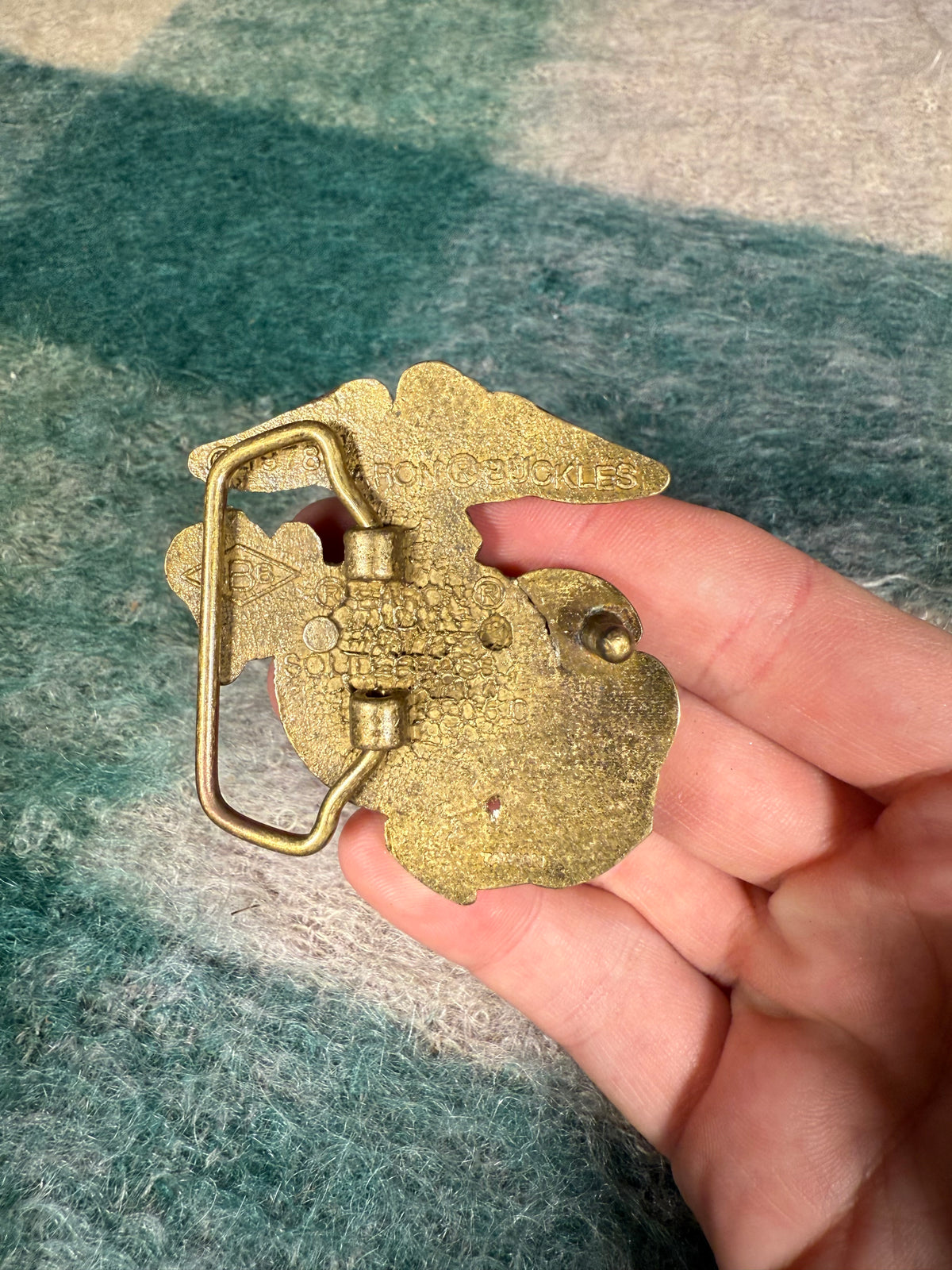 Vintage US Marine Corps Logo Belt Buckle