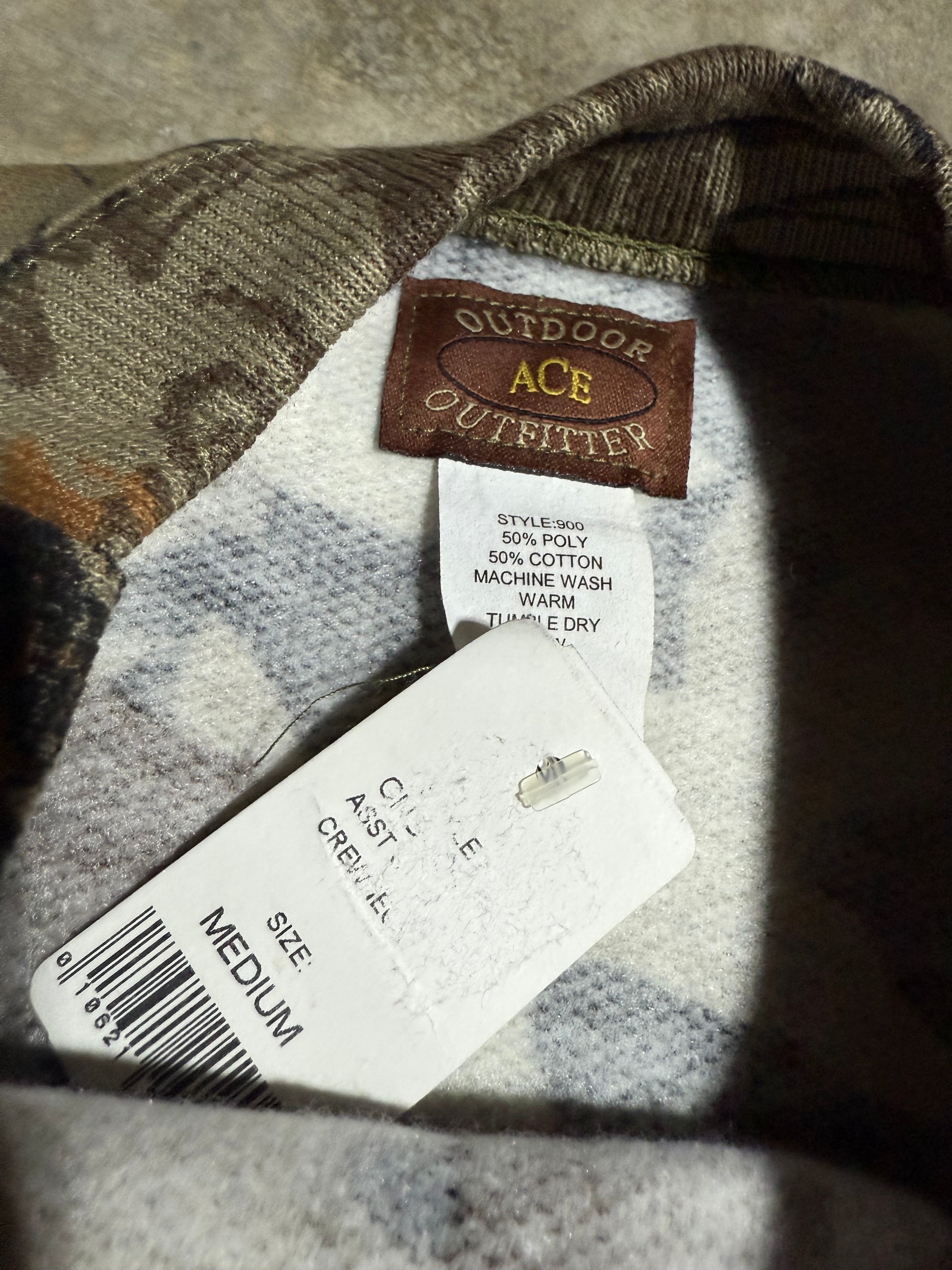 Vintage Ace Outdoor Unworn Camo Crewneck (M)