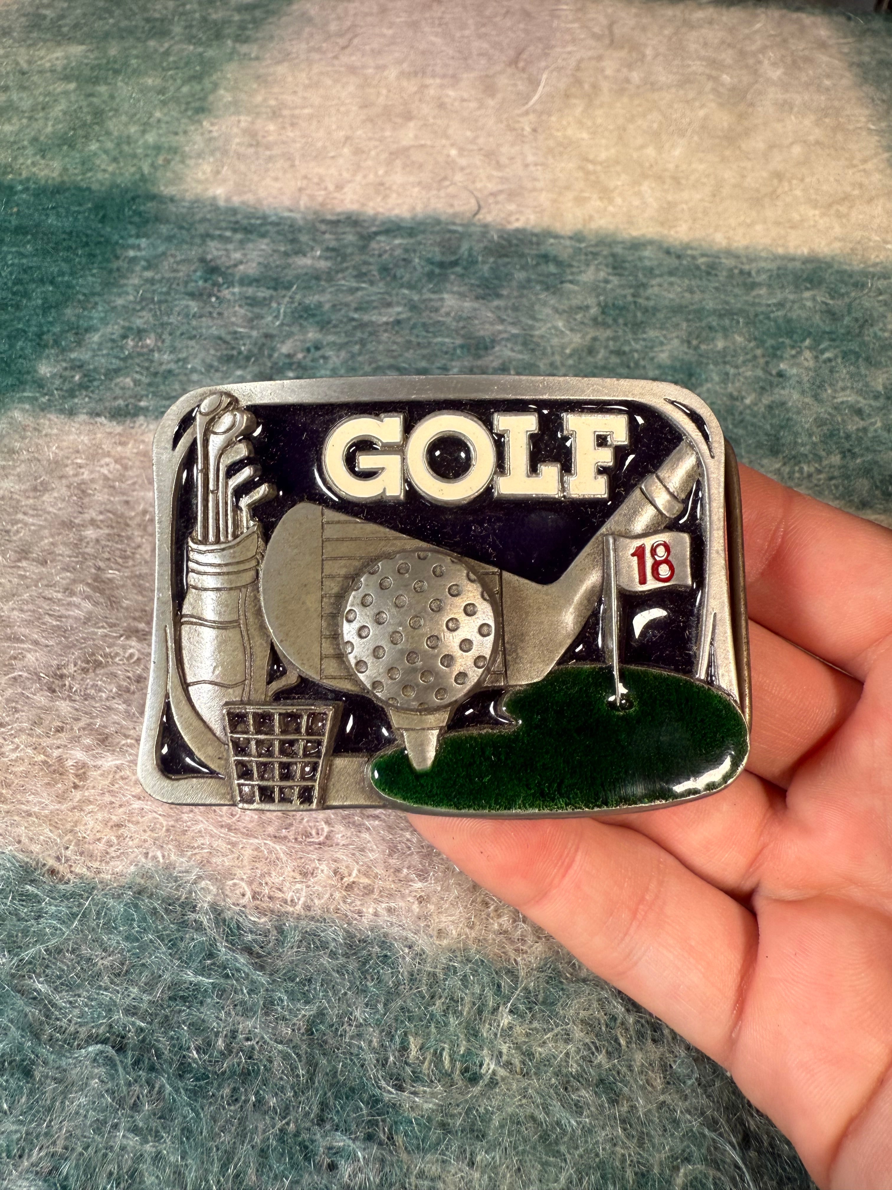Vintage Golf Belt Buckle