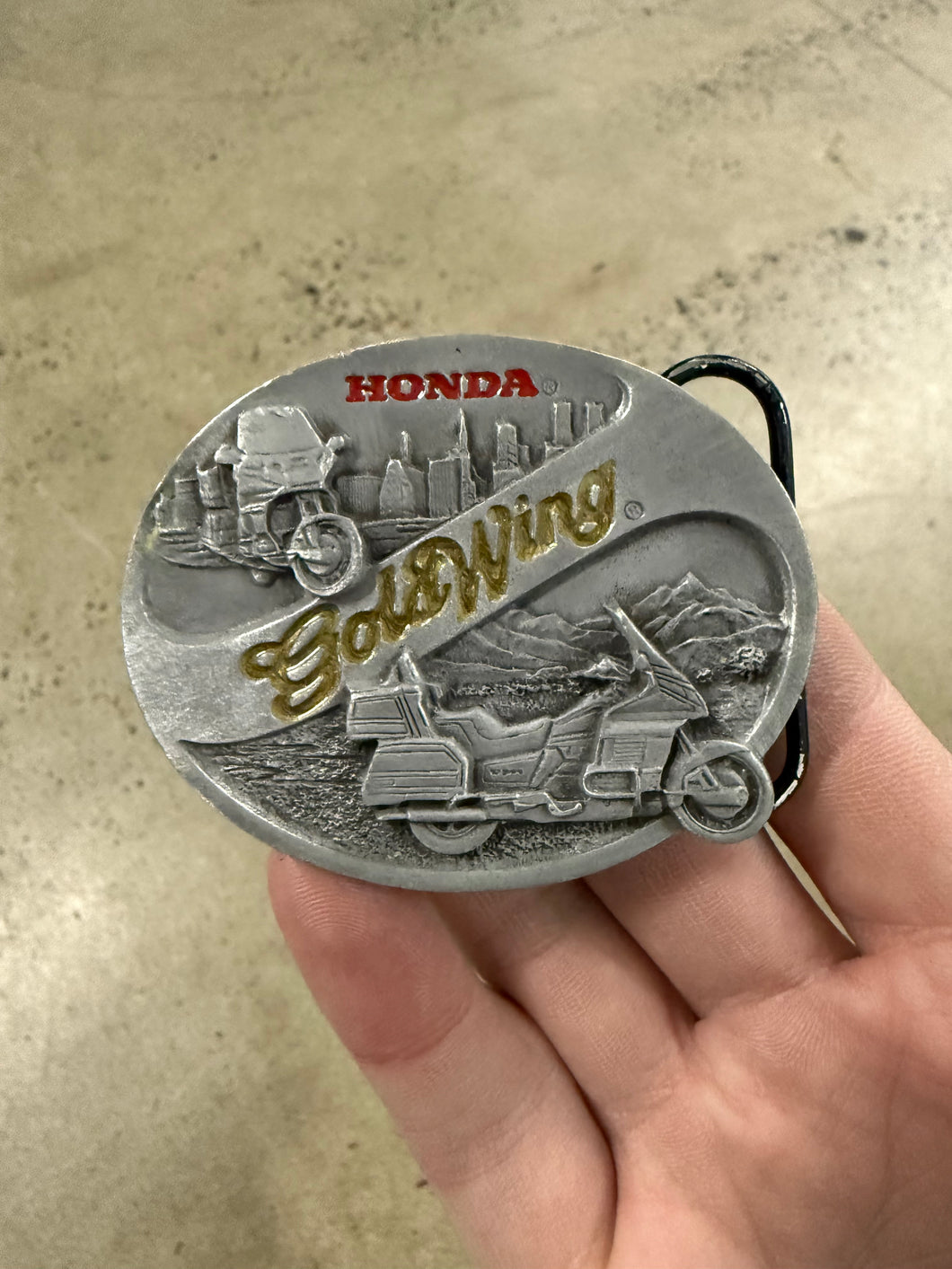 Vintage Honda Goldwing Belt Buckle