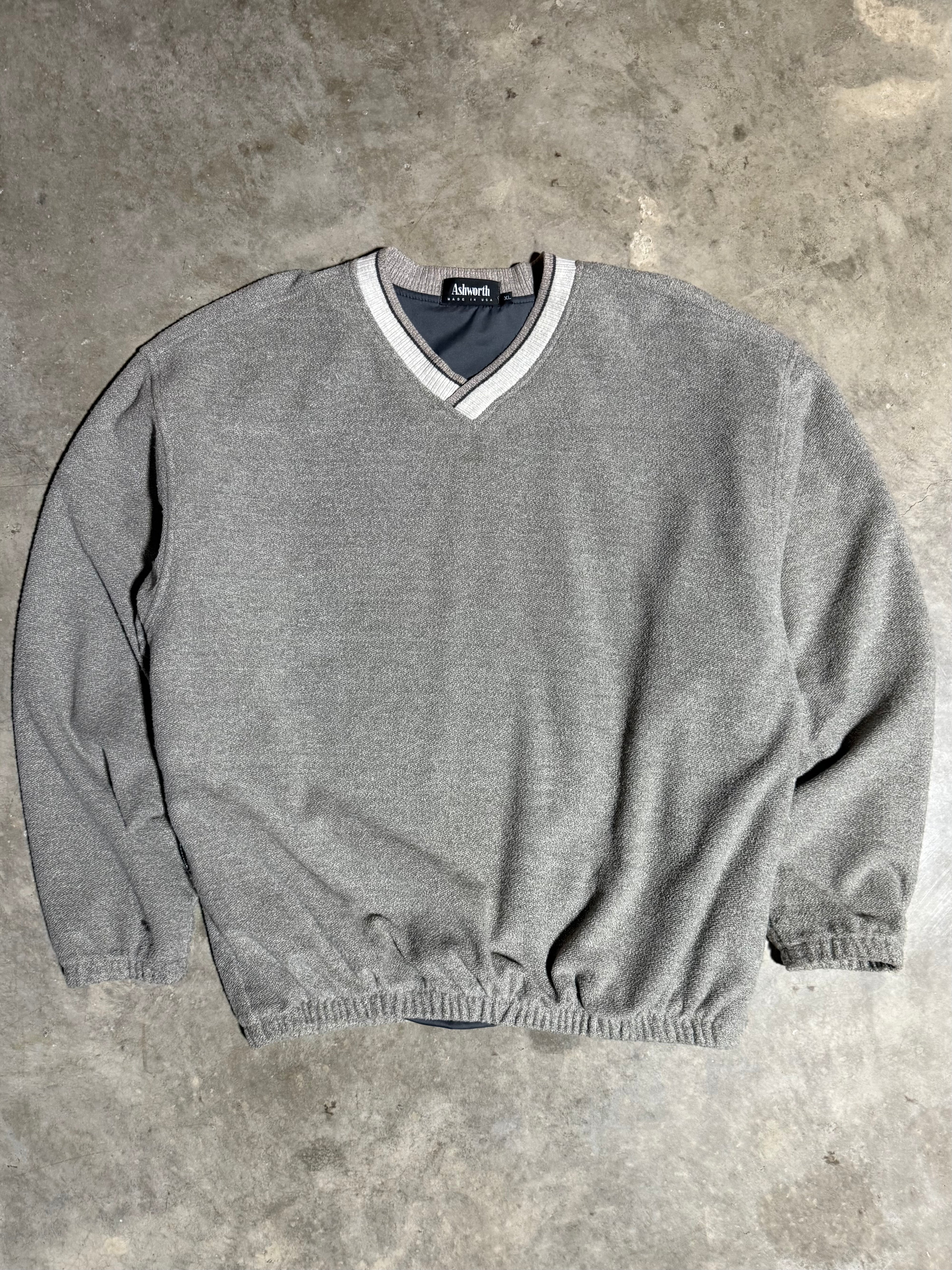 Vintage Ashworth Fleece/Windbreaker Pullover (XL)