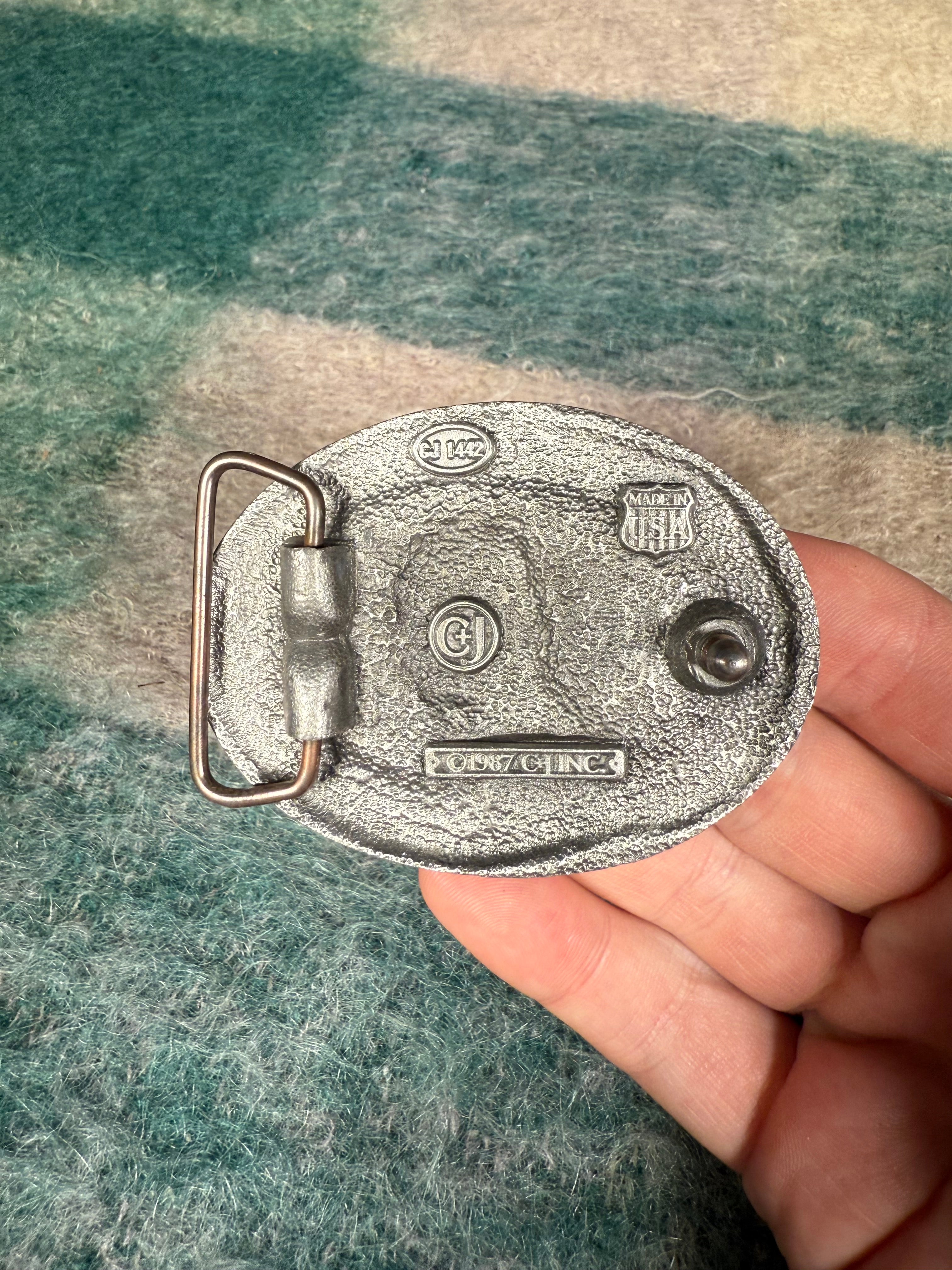 Vintage POW MIA You Are Not Forgotten Belt Buckle