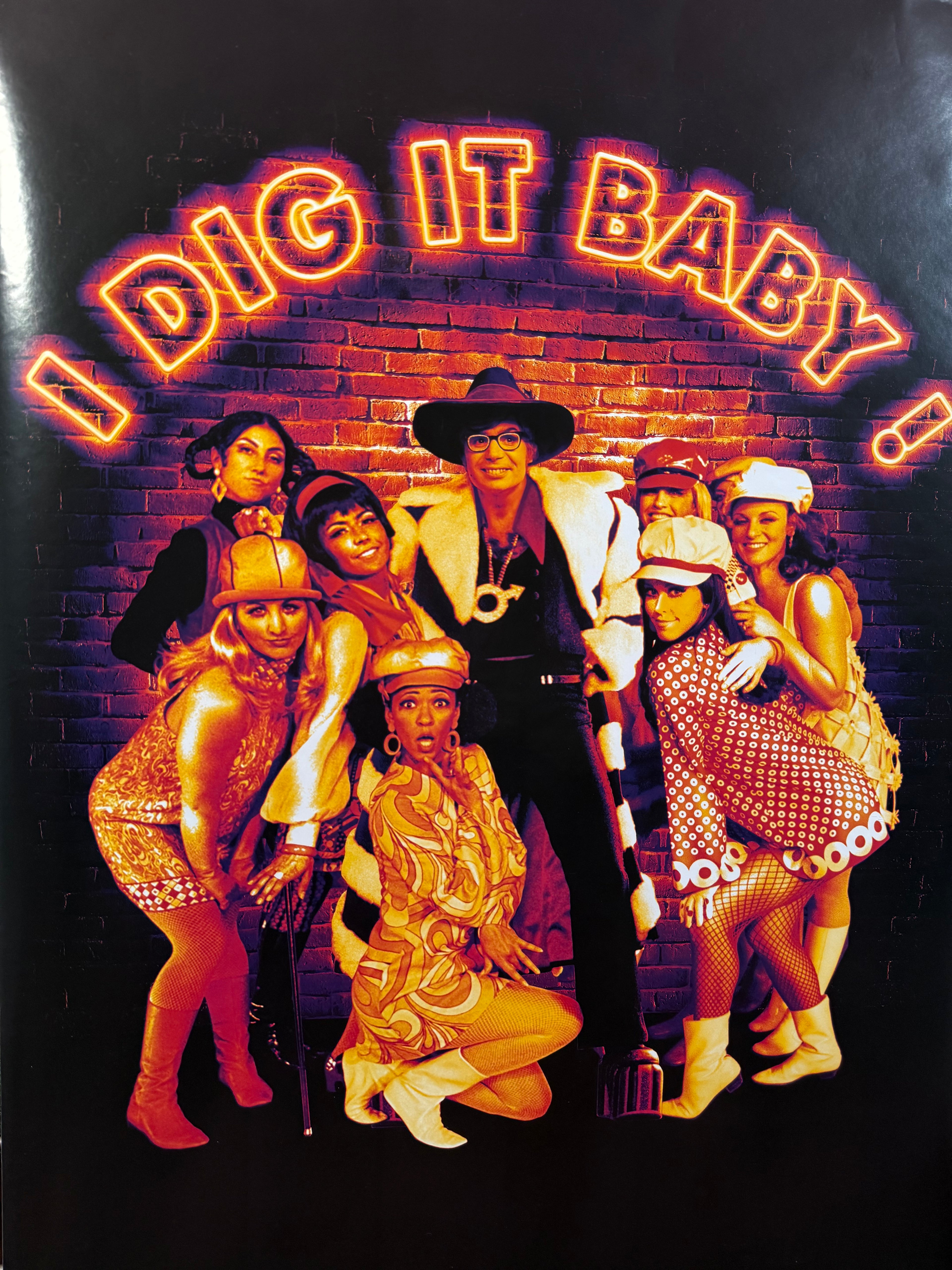 Vintage 2002 I Dig It Baby Austin Powers Poster