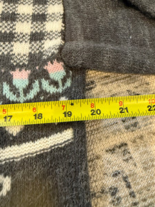 Vintage Spring Bunny and Duck Sweater (WL)
