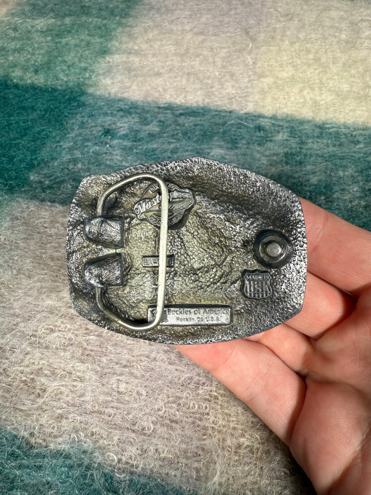 Vintage Carpet Layer Belt Buckle