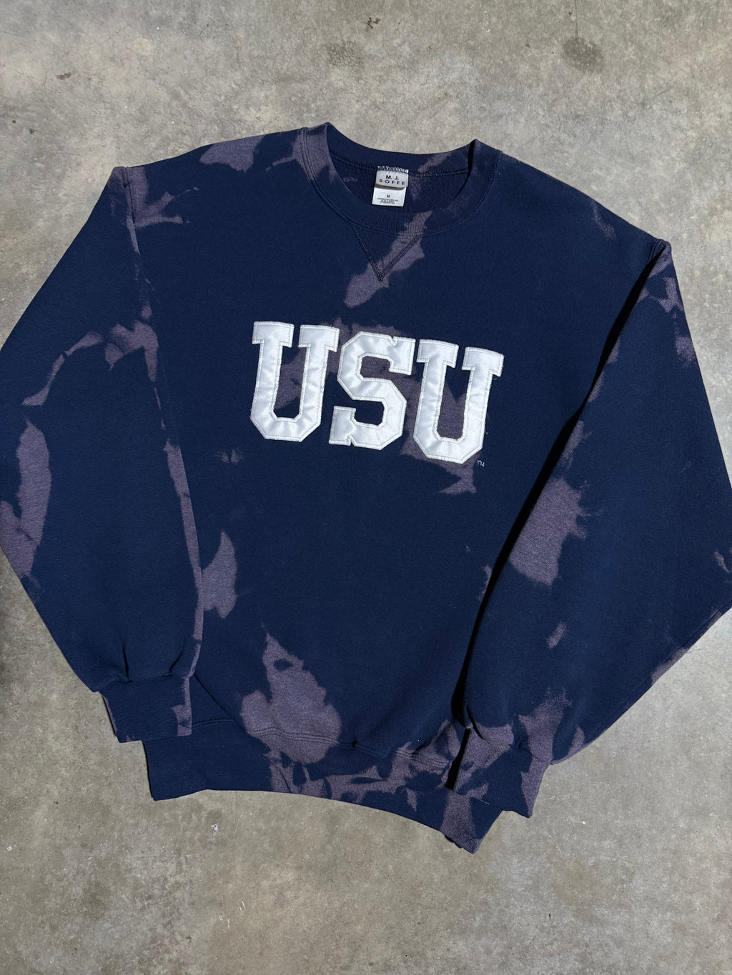 Vintage Utah State University Bleached Crewneck (M)