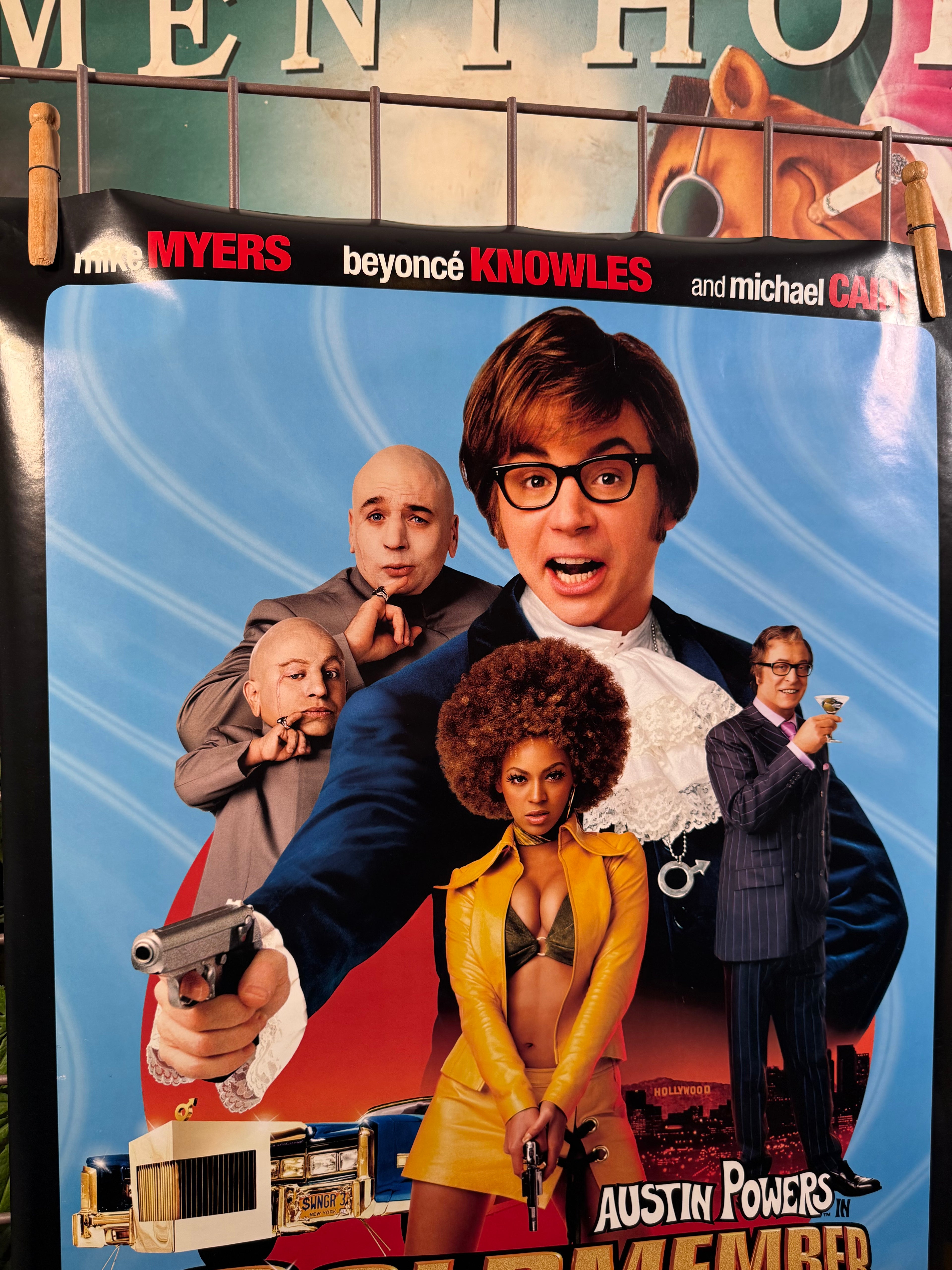 Vintage 2002 Austin Powers Goldmember Movie Poster