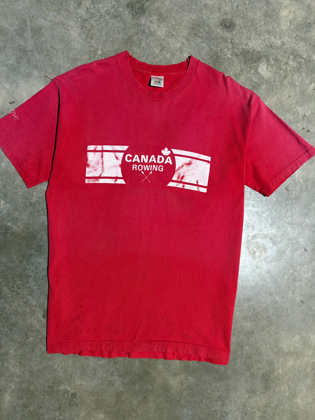 Vintage 90s Canada Rowing Double Sided Tee (XL)