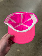 Load image into Gallery viewer, Vintage Riverside Casino Neon Pink SnapBack Hat
