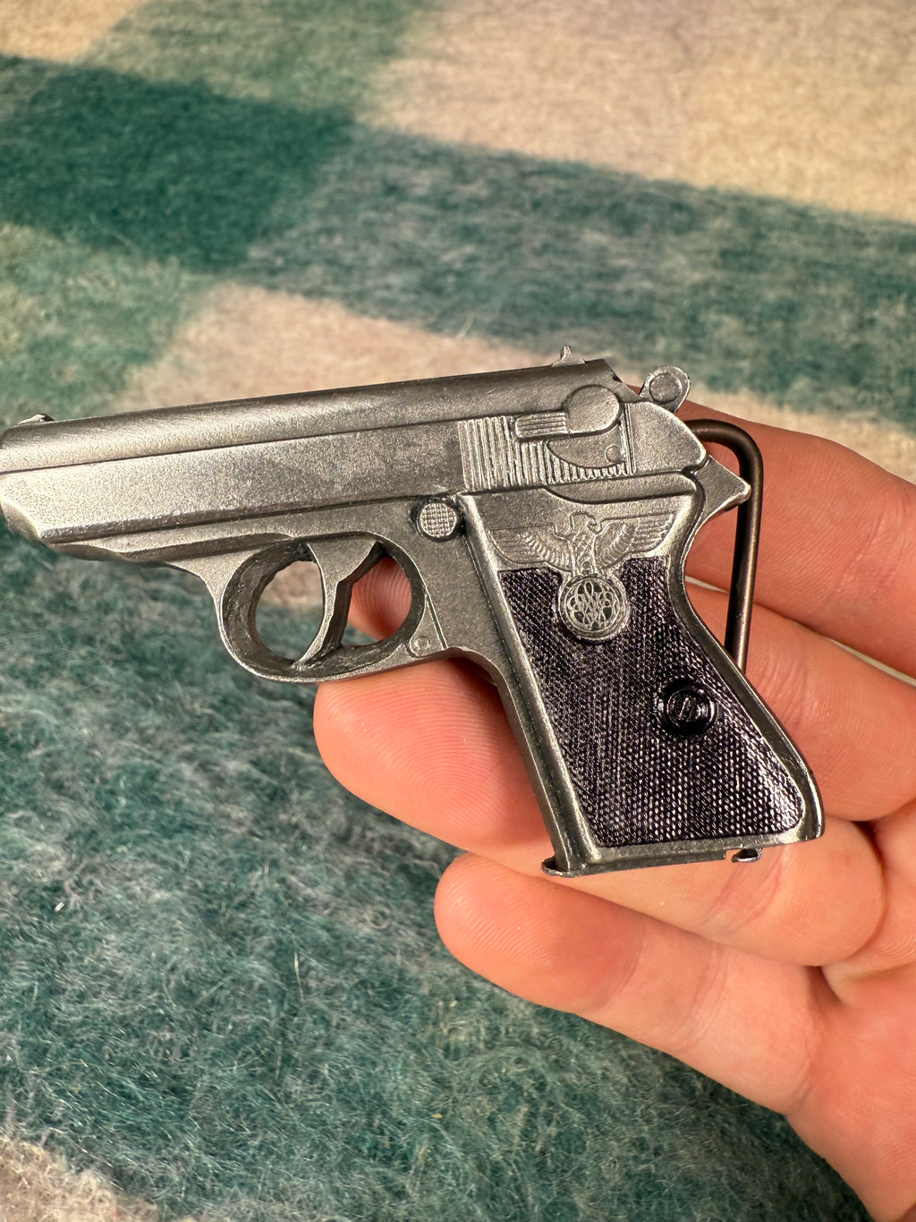 Vintage Handgun Belt Buckle