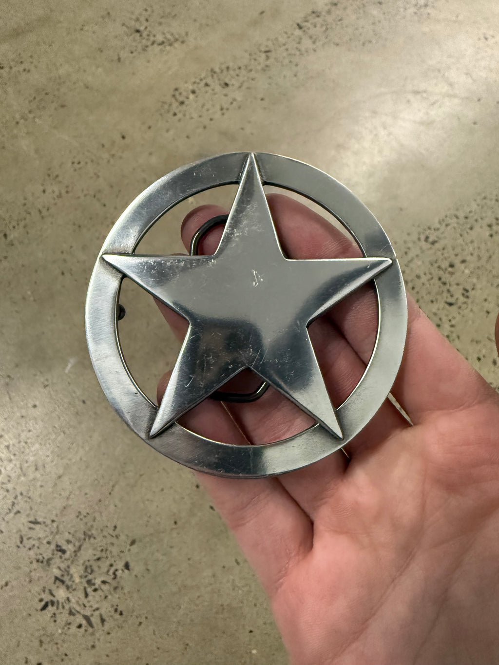 Y2K Star Belt Buckle