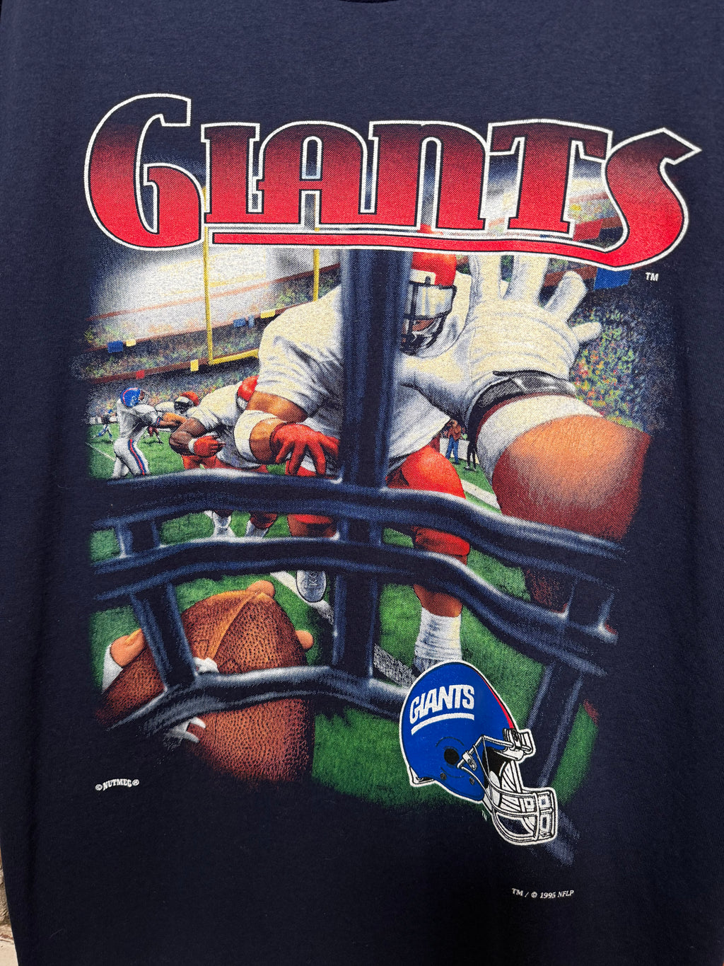 Vintage 1995 New York Giants Helmet Tee (XL)