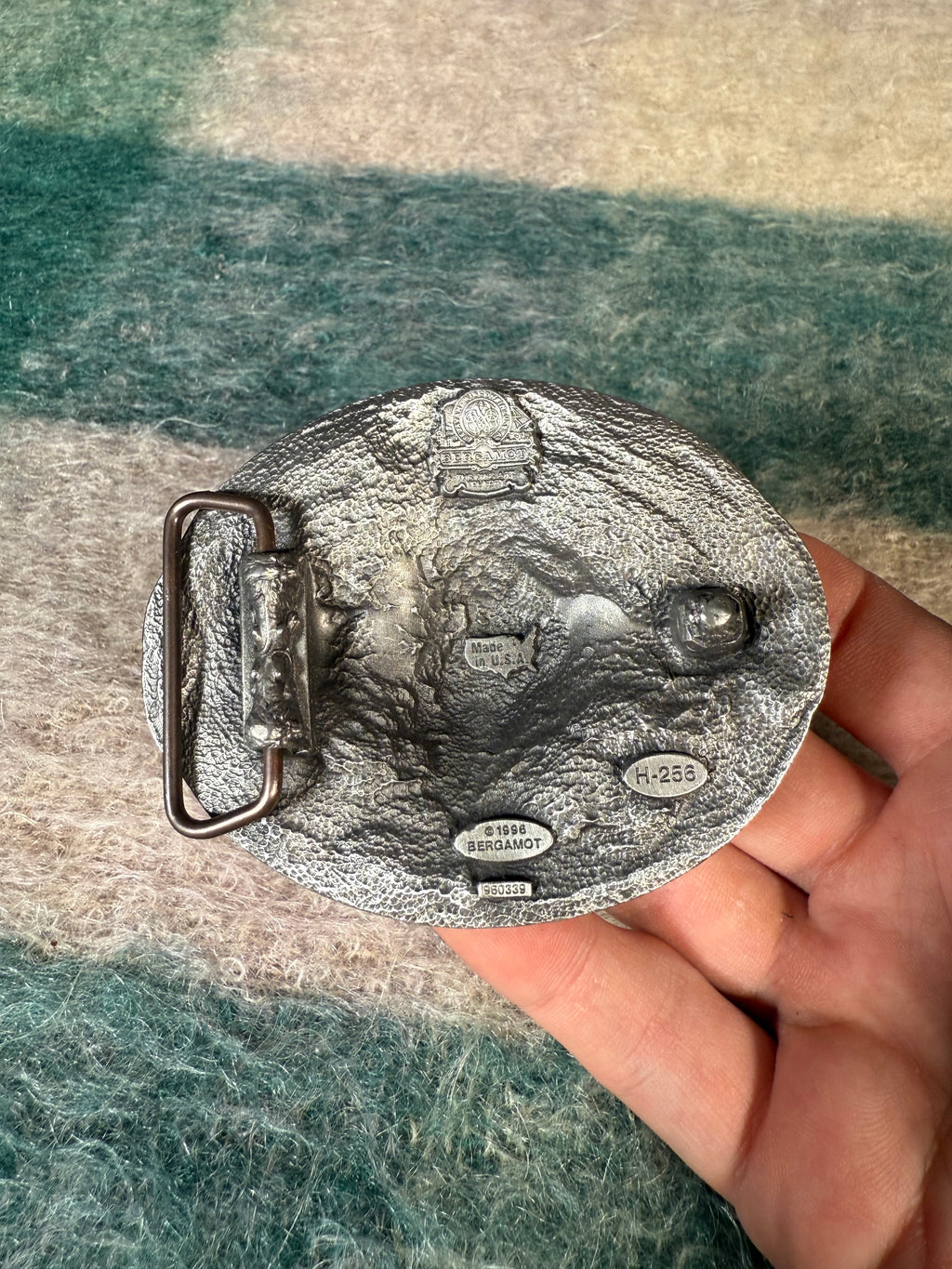 Vintage Rodeo Cowboy Western Pattern Belt Buckle