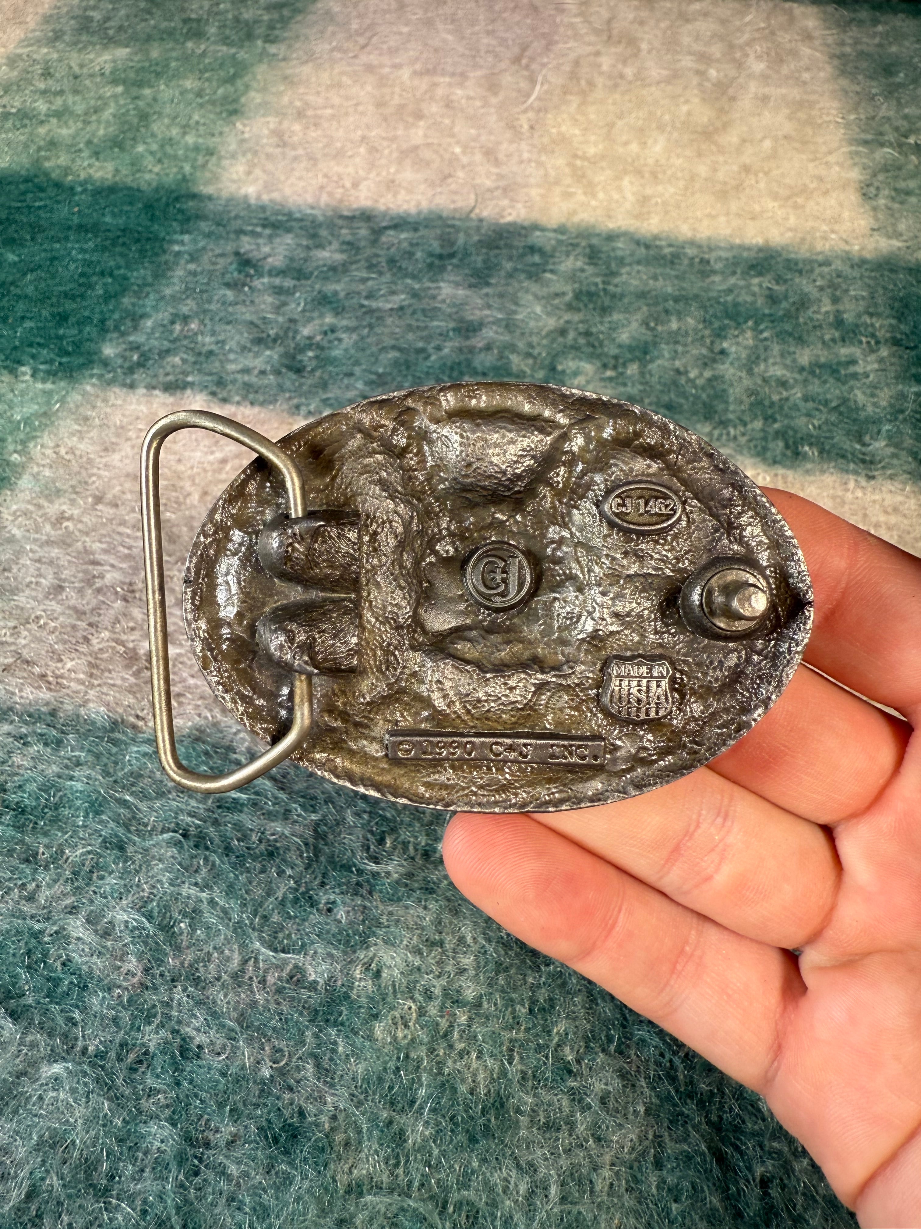 Vintage Don’t Touch My Fly Belt Buckle