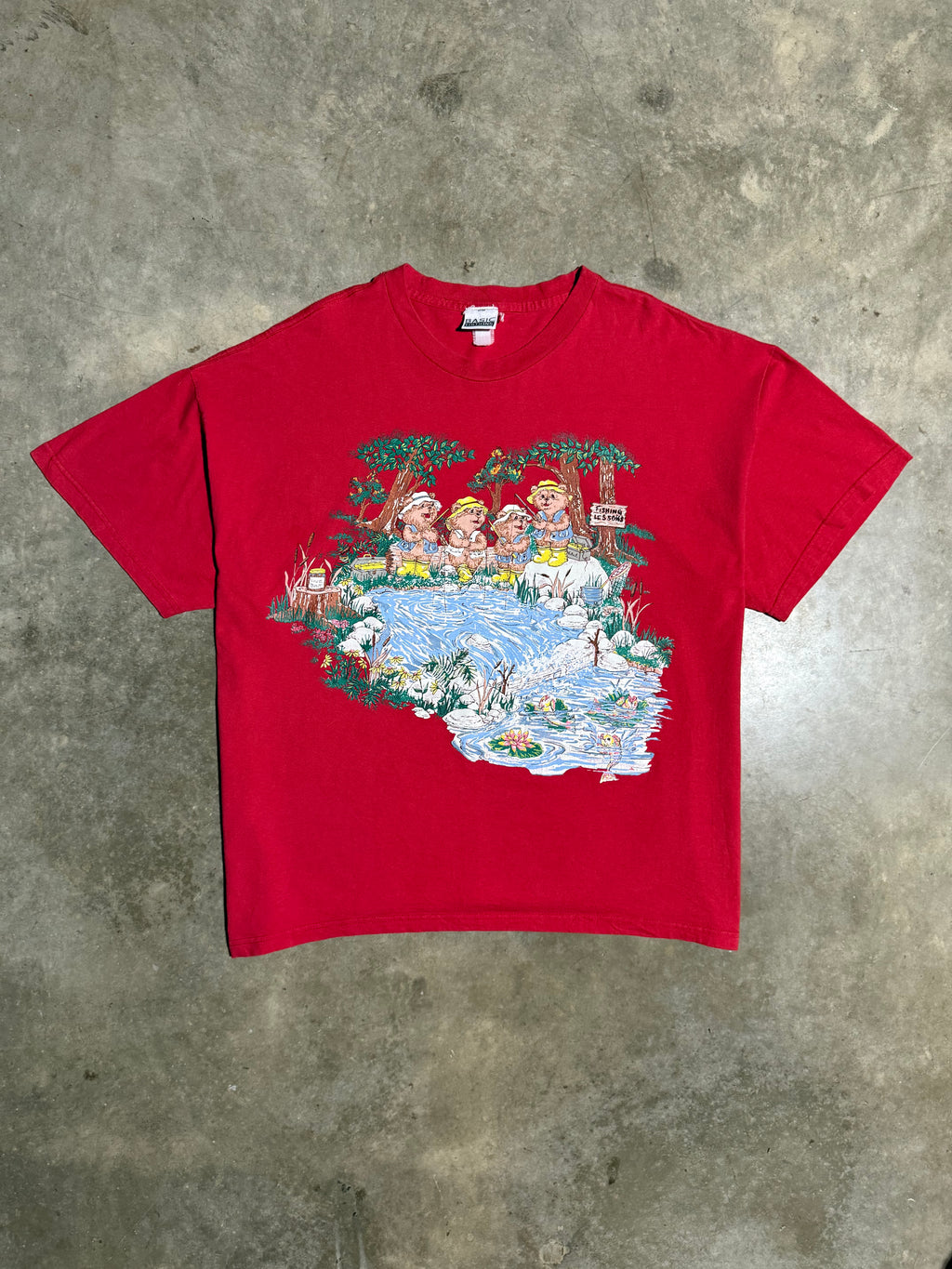 Vintage Fishing Bears Tee (2XL)