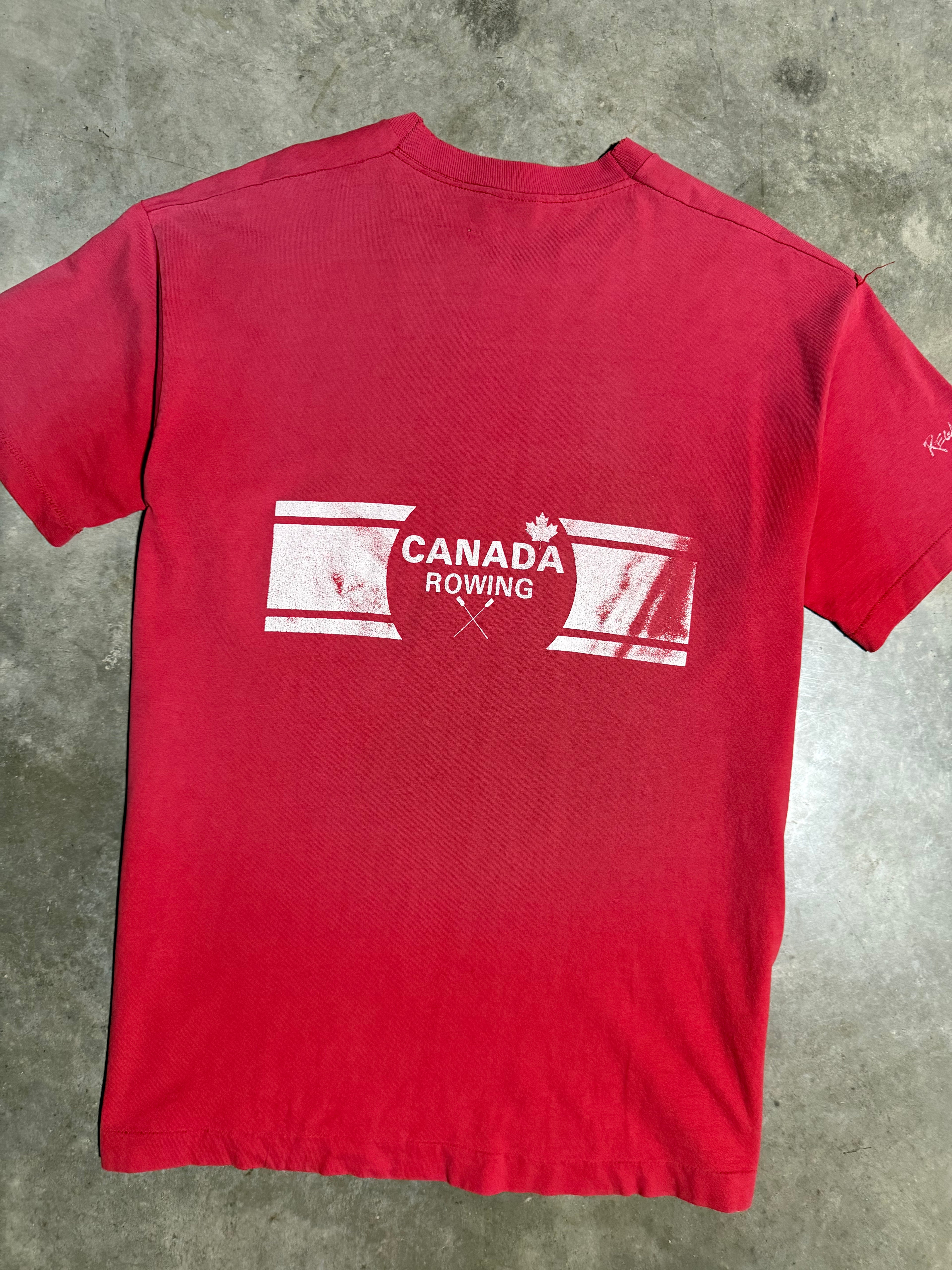 Vintage 90s Canada Rowing Double Sided Tee (XL)